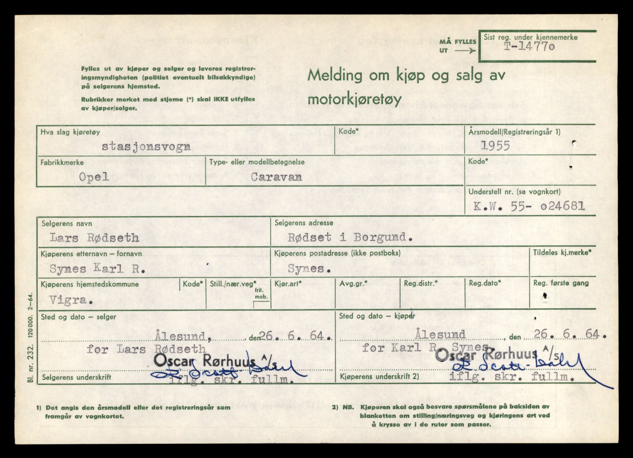 Møre og Romsdal vegkontor - Ålesund trafikkstasjon, SAT/A-4099/F/Fe/L0048: Registreringskort for kjøretøy T 14721 - T 14863, 1927-1998, p. 1006