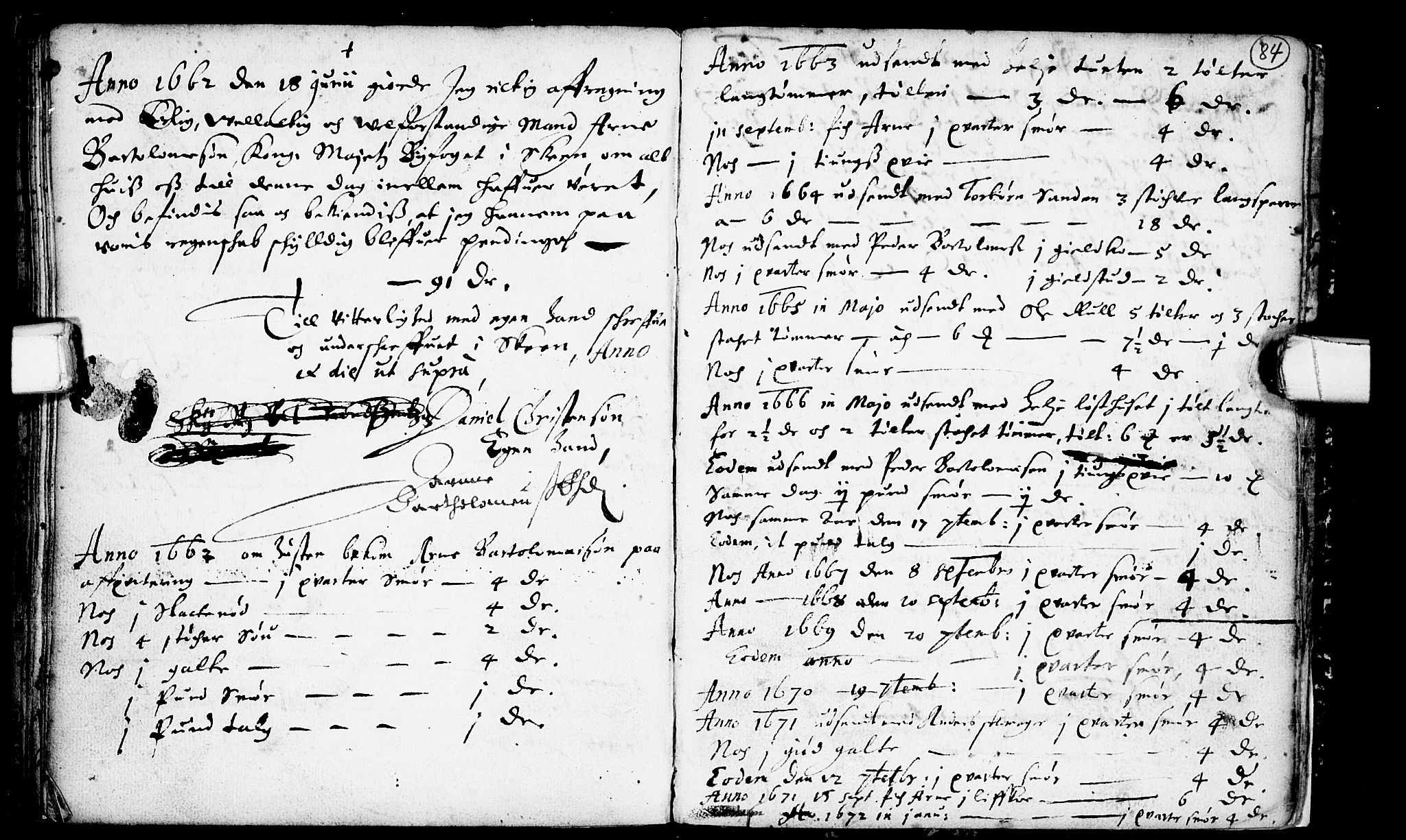 Heddal kirkebøker, AV/SAKO-A-268/F/Fa/L0001: Parish register (official) no. I 1, 1648-1699, p. 84