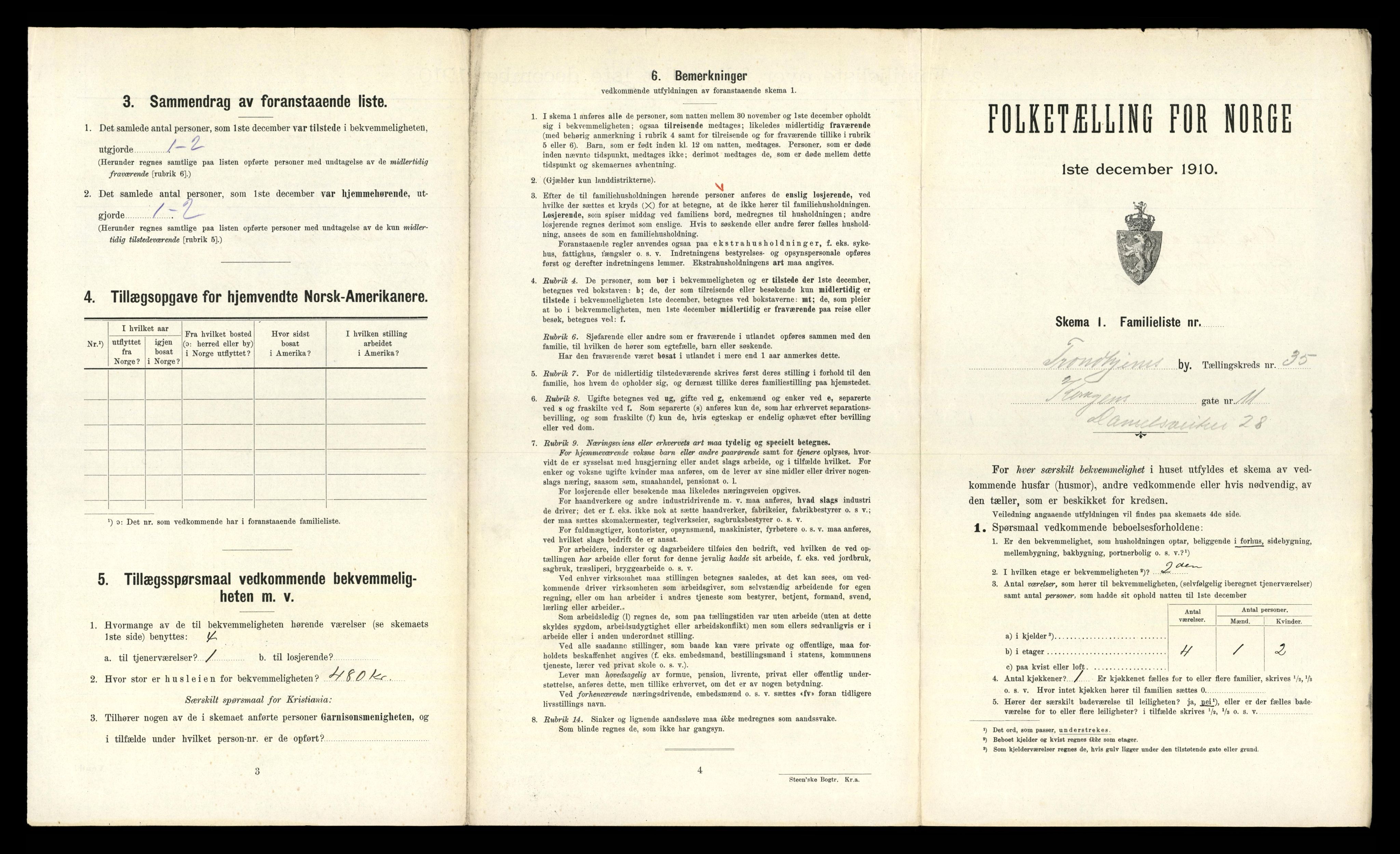 RA, 1910 census for Trondheim, 1910, p. 9541