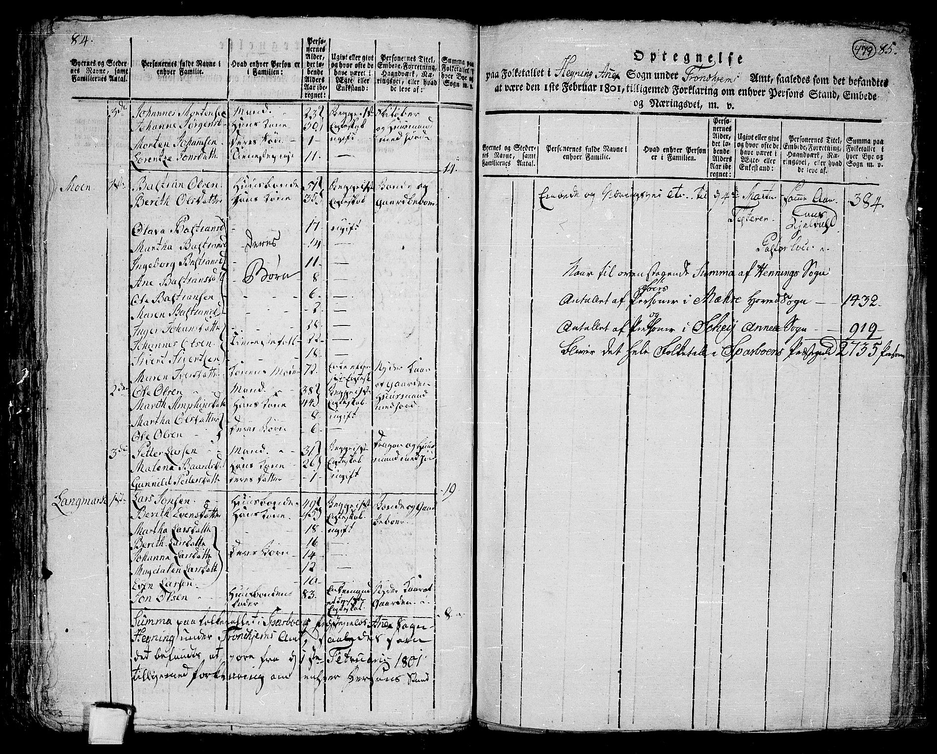 RA, 1801 census for 1731P Sparbu, 1801, p. 478b-479a