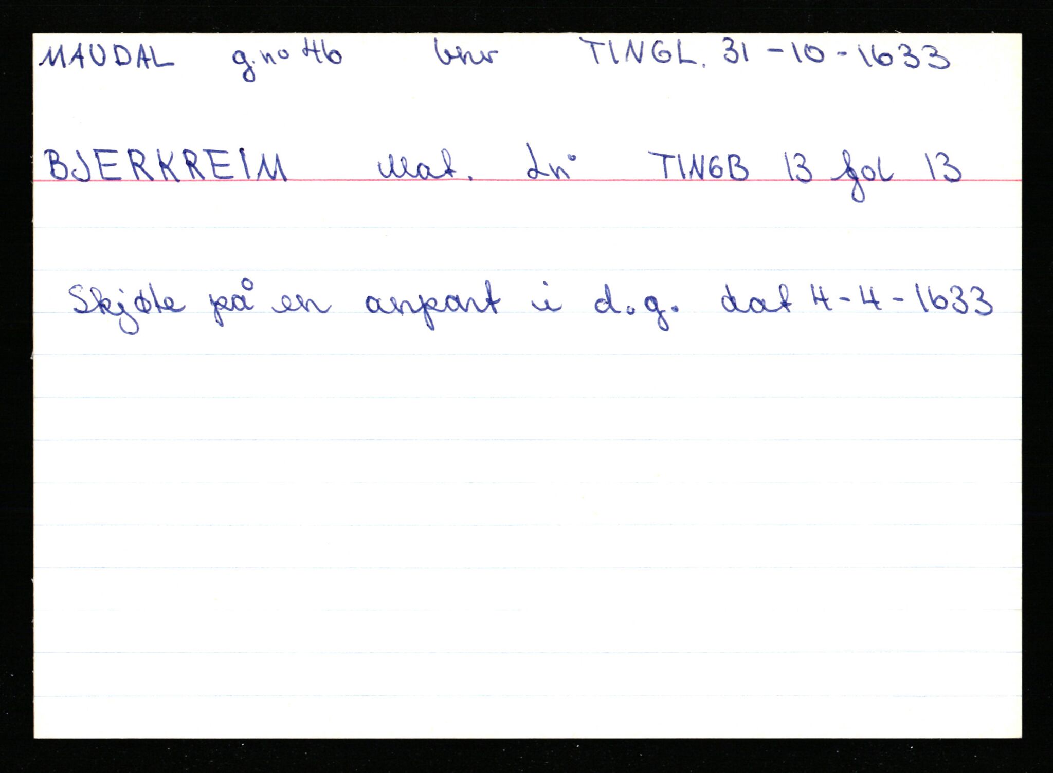 Statsarkivet i Stavanger, AV/SAST-A-101971/03/Y/Ym/L0037: Åstedskort sortert etter gårdsnavn: Lædre - Mauland, 1600-1950, p. 577
