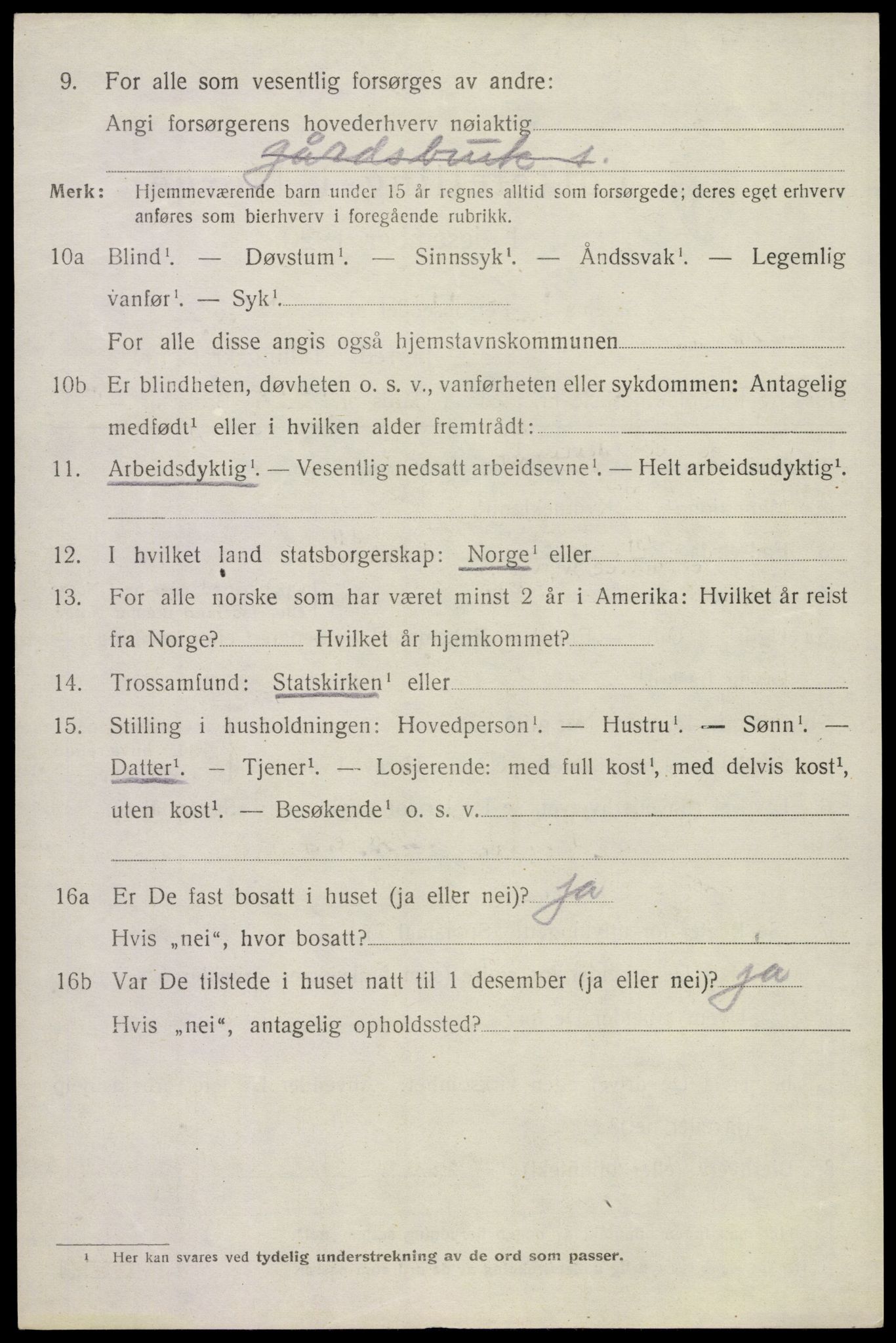 SAKO, 1920 census for Sem, 1920, p. 7858