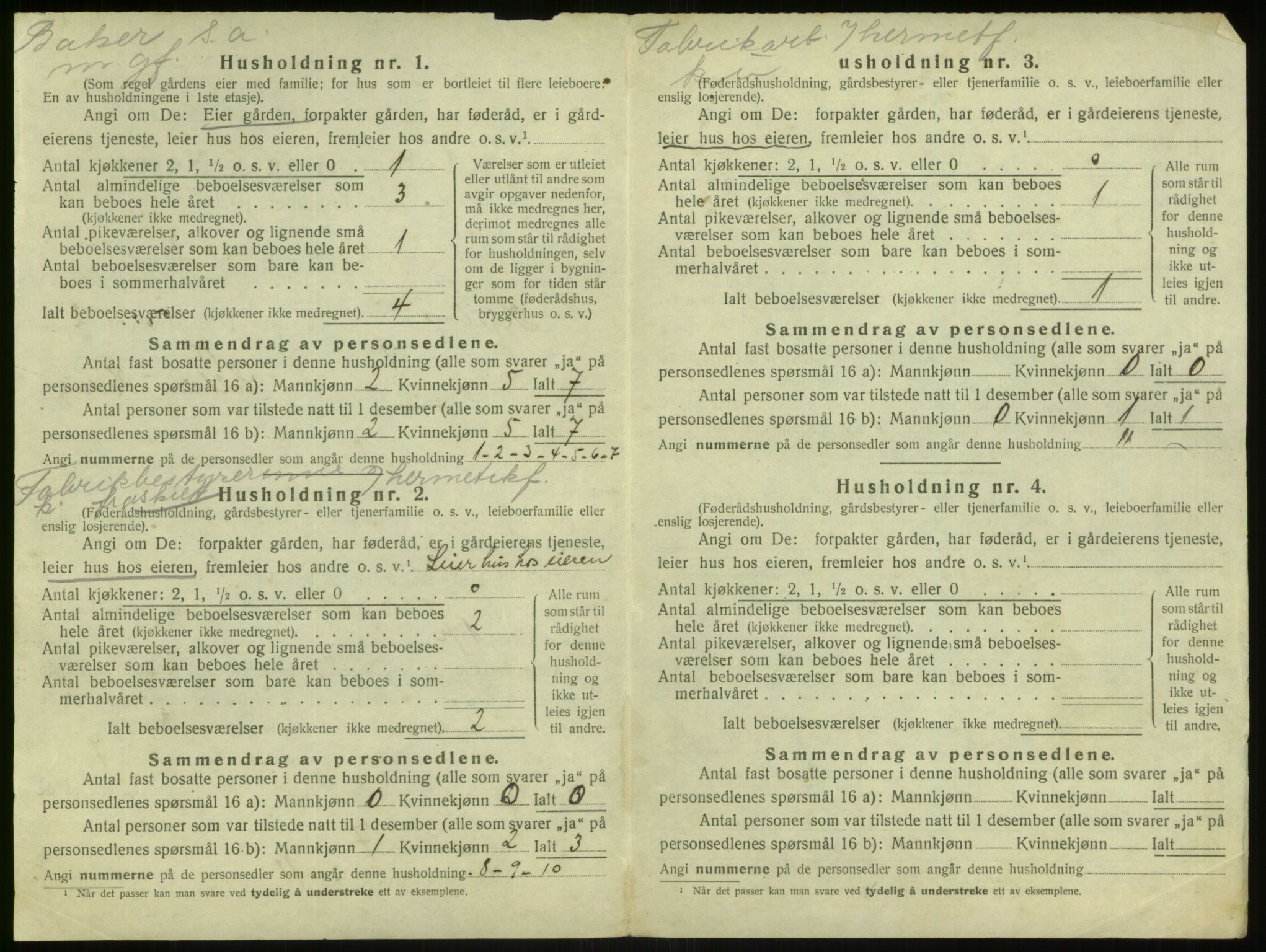 SAB, 1920 census for Hjelme, 1920, p. 129