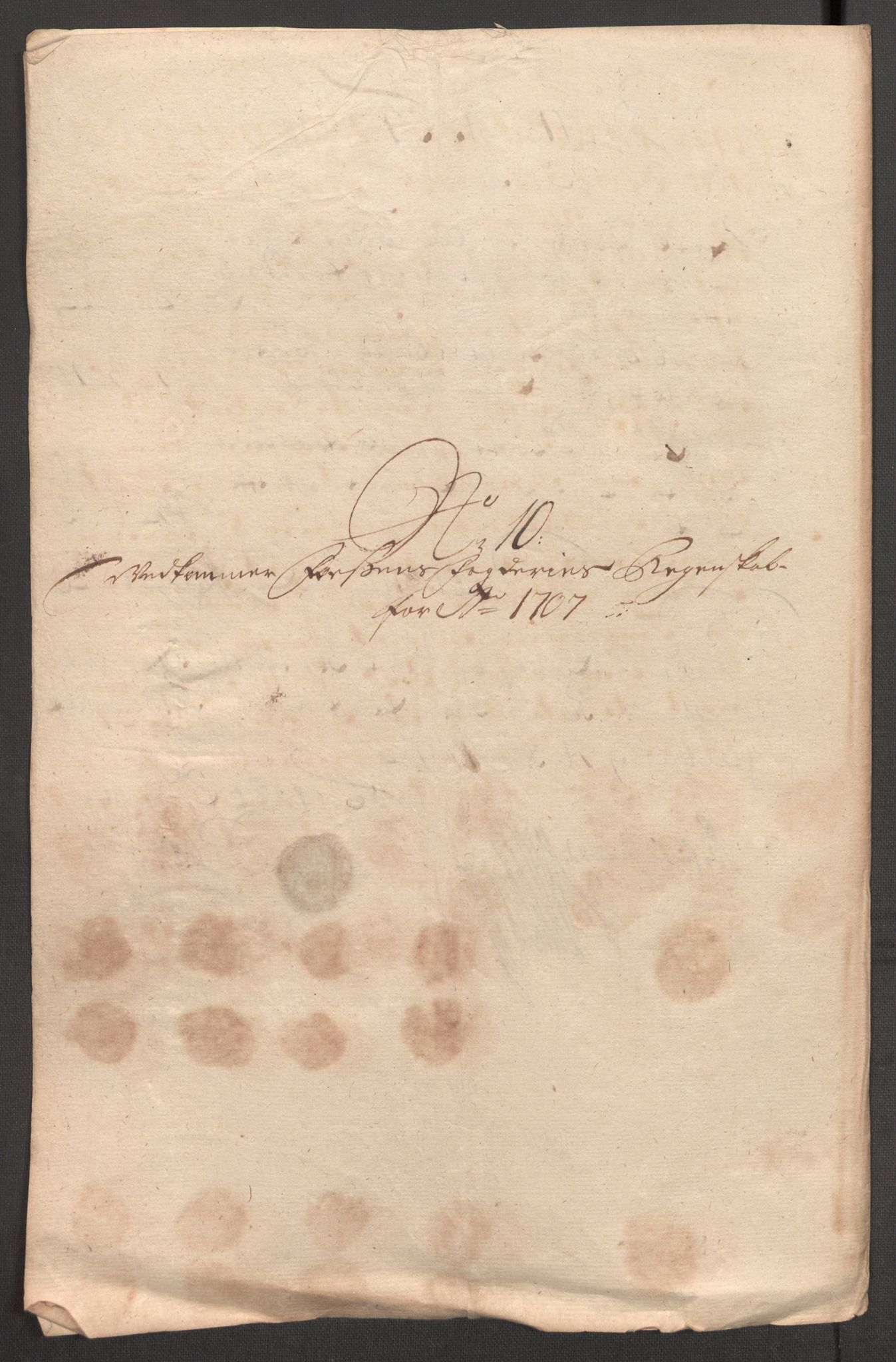 Rentekammeret inntil 1814, Reviderte regnskaper, Fogderegnskap, AV/RA-EA-4092/R57/L3857: Fogderegnskap Fosen, 1706-1707, p. 385