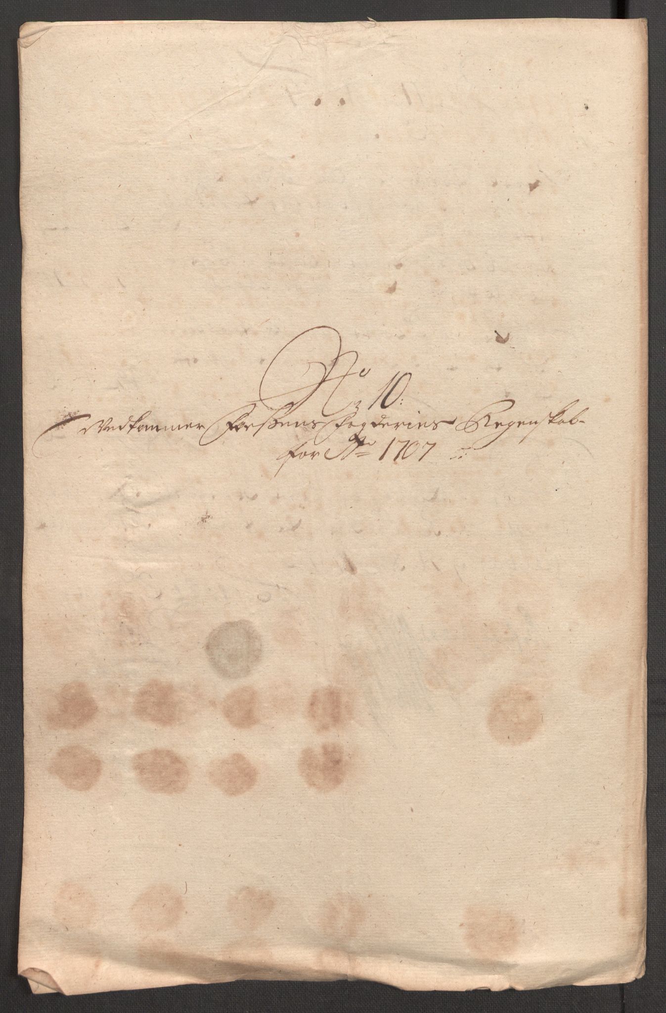 Rentekammeret inntil 1814, Reviderte regnskaper, Fogderegnskap, RA/EA-4092/R57/L3857: Fogderegnskap Fosen, 1706-1707, p. 385