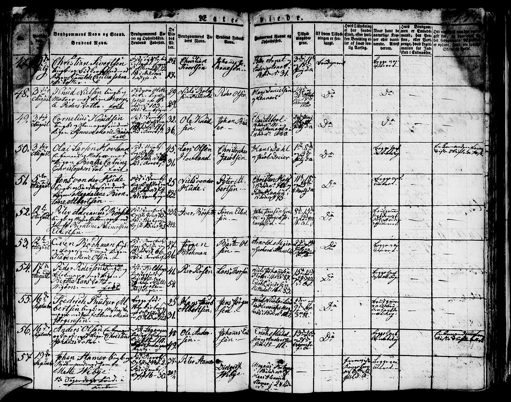 Domkirken sokneprestembete, SAB/A-74801/H/Hab/L0002: Parish register (copy) no. A 2, 1821-1839, p. 446