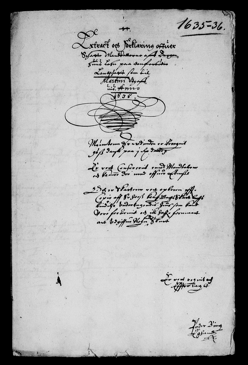 Rentekammeret inntil 1814, Reviderte regnskaper, Lensregnskaper, AV/RA-EA-5023/R/Rb/Rbt/L0070: Bergenhus len, 1635-1636