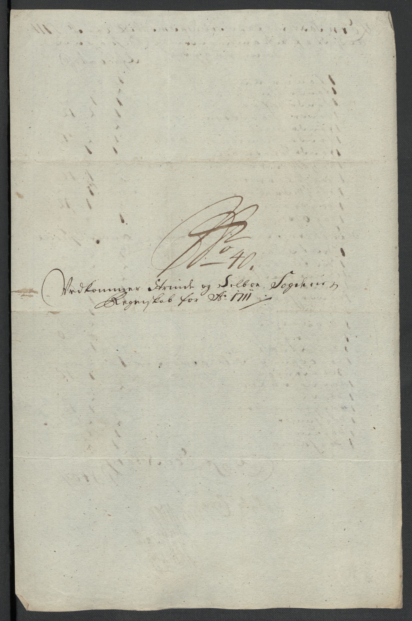 Rentekammeret inntil 1814, Reviderte regnskaper, Fogderegnskap, RA/EA-4092/R61/L4112: Fogderegnskap Strinda og Selbu, 1711, p. 156