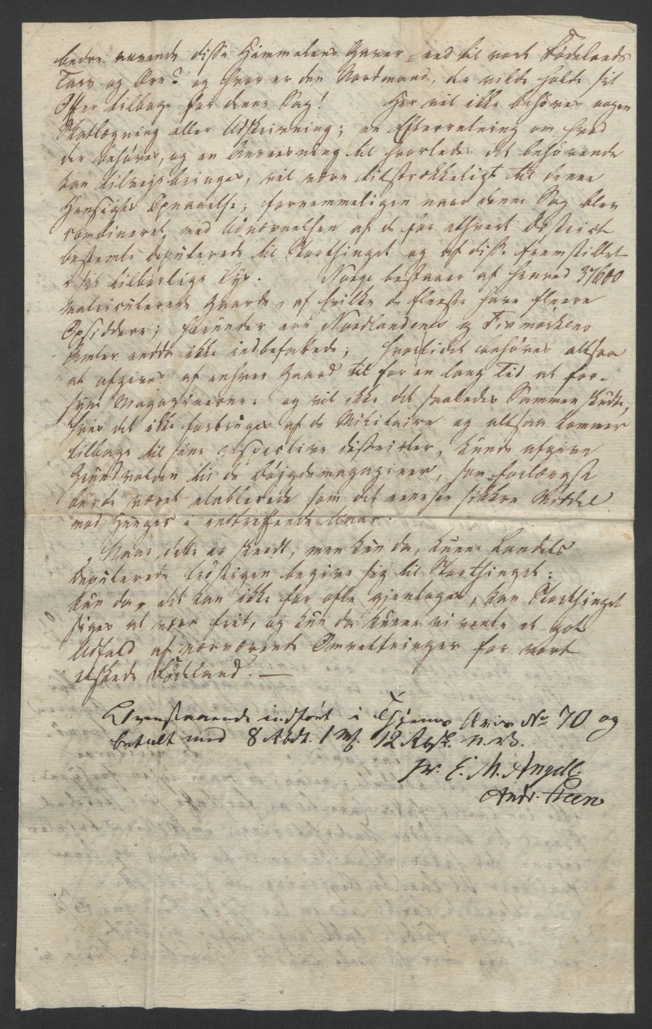 Faye, Andreas, AV/RA-PA-0015/F/Fh/L0031/0003: -- / Carl Falsen og thrønderne 1814, p. 9