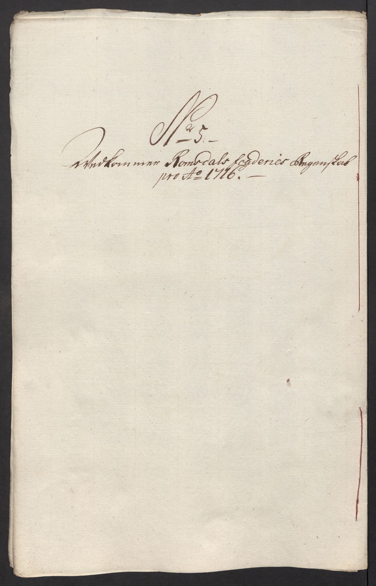 Rentekammeret inntil 1814, Reviderte regnskaper, Fogderegnskap, RA/EA-4092/R55/L3663: Fogderegnskap Romsdal, 1715-1716, p. 346