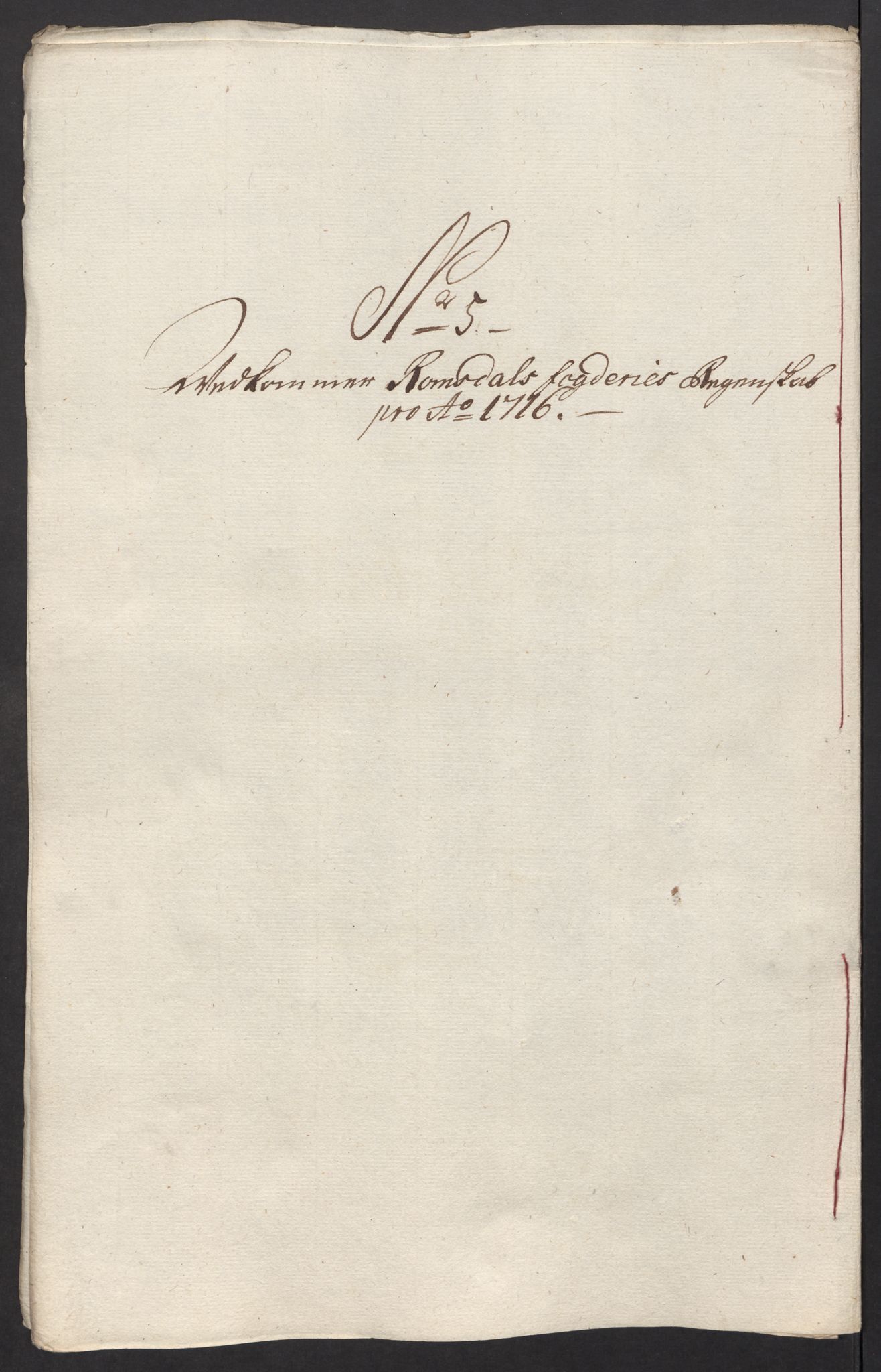 Rentekammeret inntil 1814, Reviderte regnskaper, Fogderegnskap, AV/RA-EA-4092/R55/L3663: Fogderegnskap Romsdal, 1715-1716, p. 346