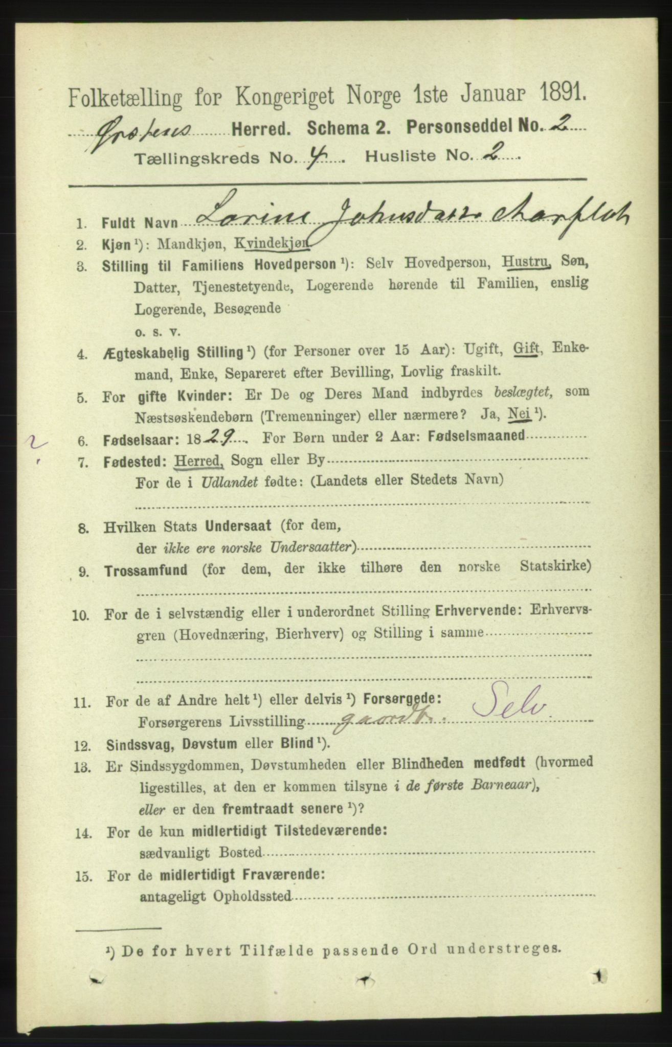 RA, 1891 census for 1520 Ørsta, 1891, p. 1684