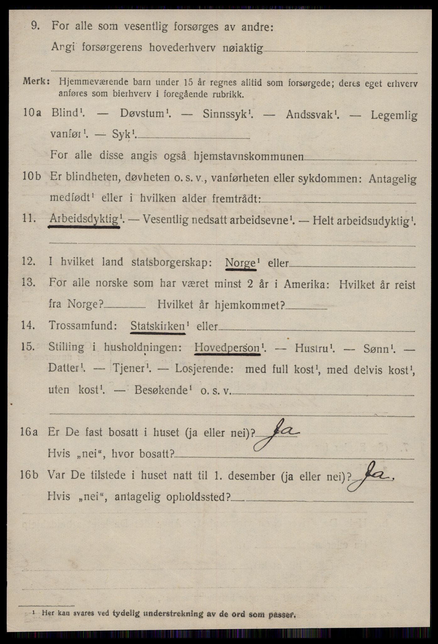 SAT, 1920 census for Brattvær, 1920, p. 1637