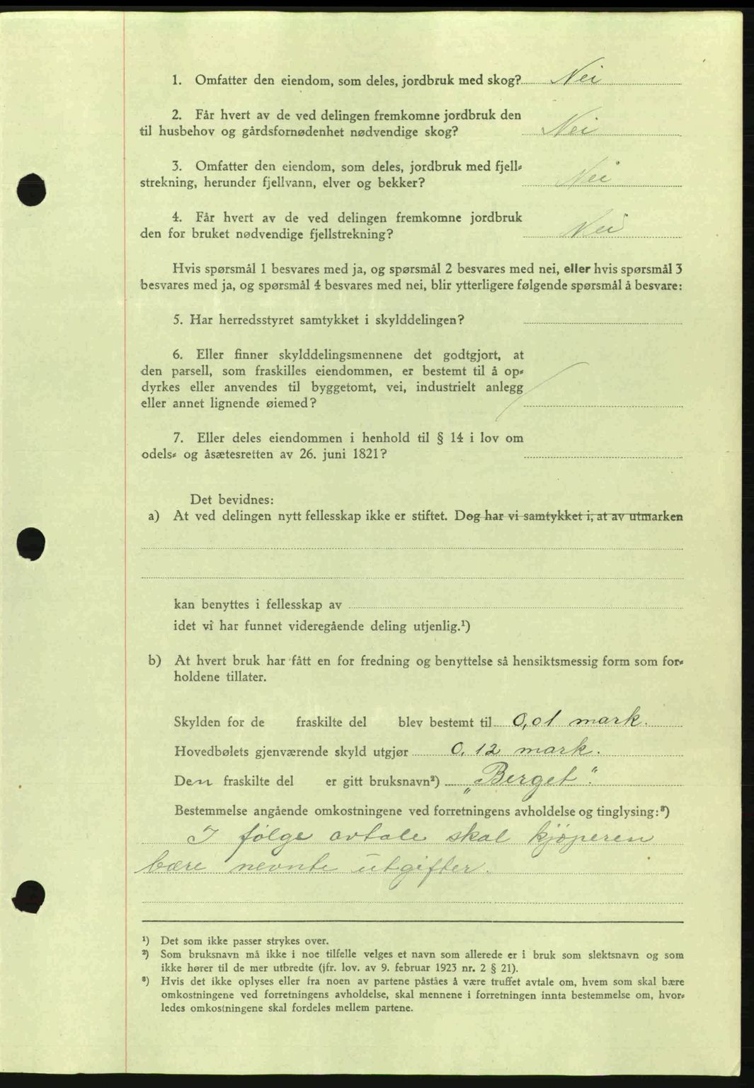 Romsdal sorenskriveri, SAT/A-4149/1/2/2C: Mortgage book no. A16, 1944-1944, Diary no: : 833/1944