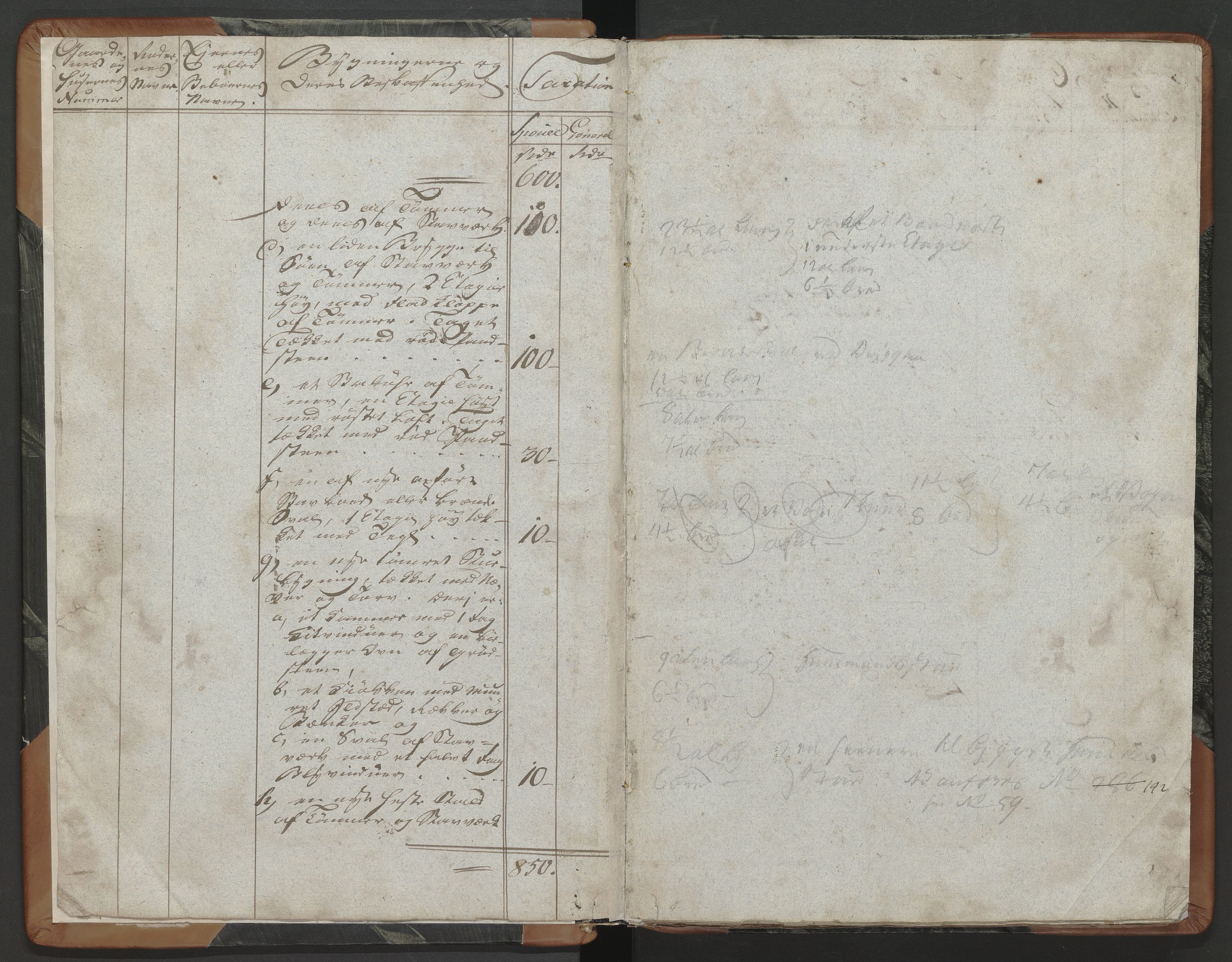 Kristiansund magistrat, AV/SAT-A-0032/K/L0004: Branntakstprotokoll, 1797