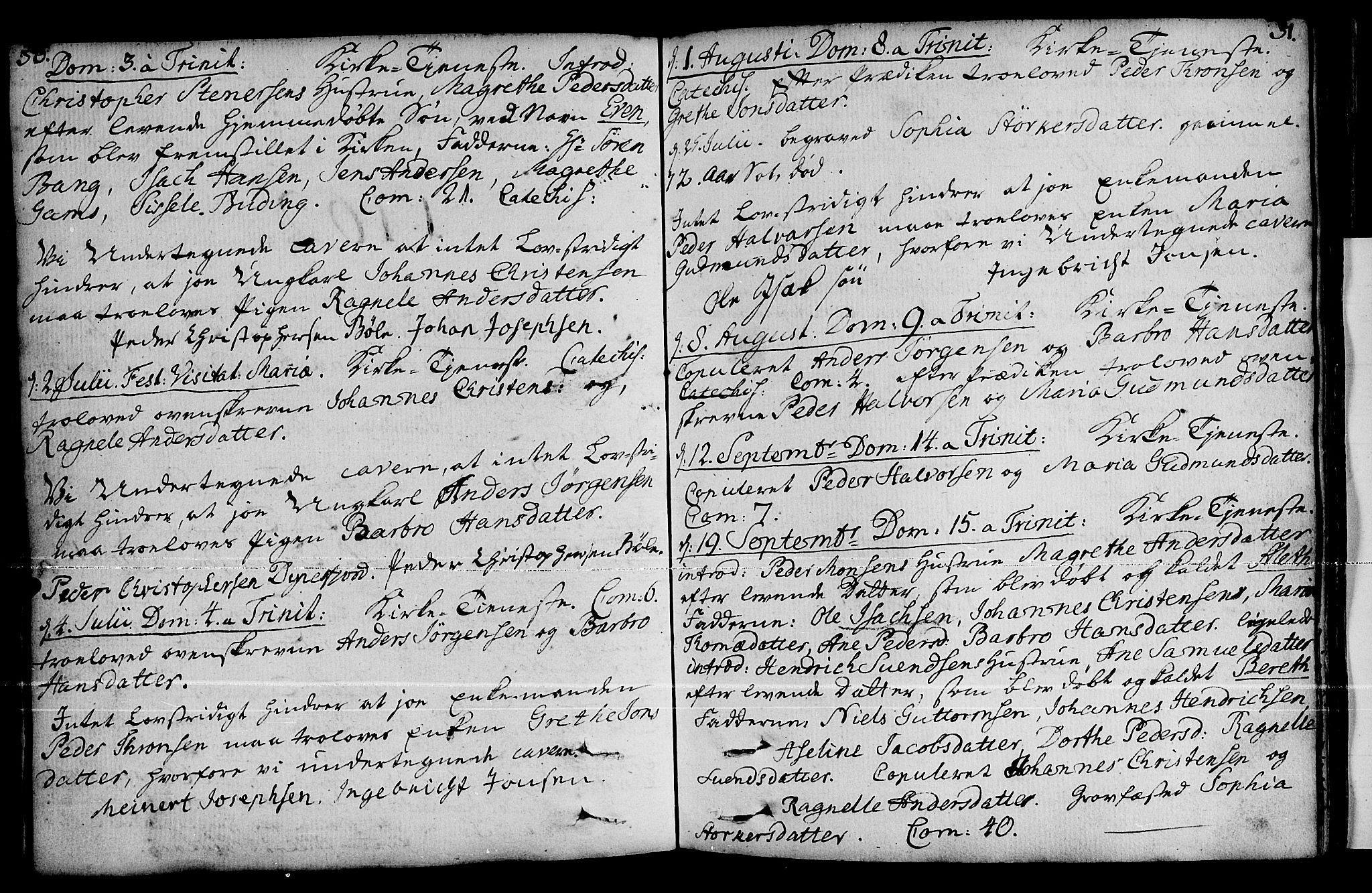 Loppa sokneprestkontor, SATØ/S-1339/H/Ha/L0001kirke: Parish register (official) no. 1 /2, 1753-1784, p. 30-31