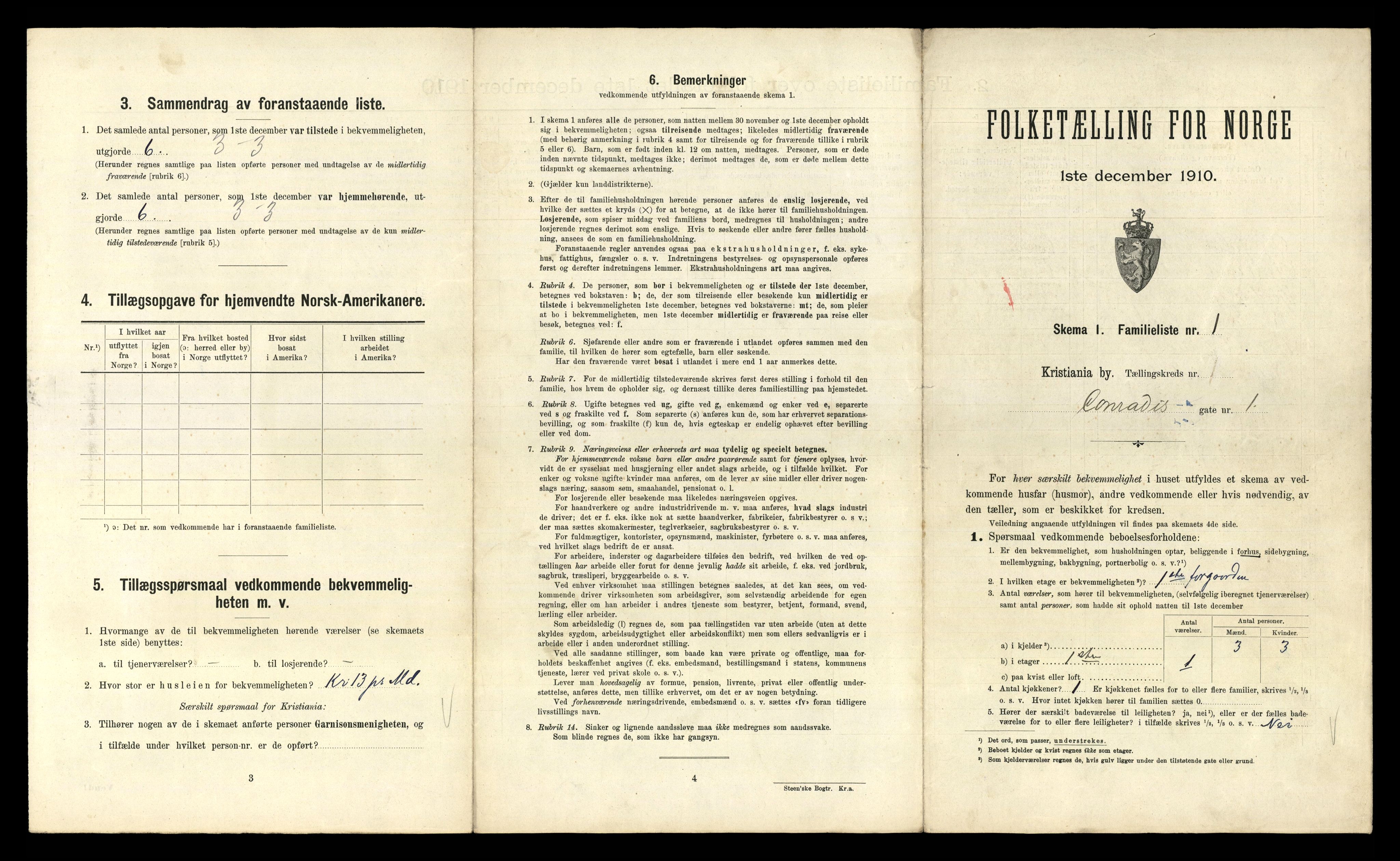 RA, 1910 census for Kristiania, 1910, p. 14243