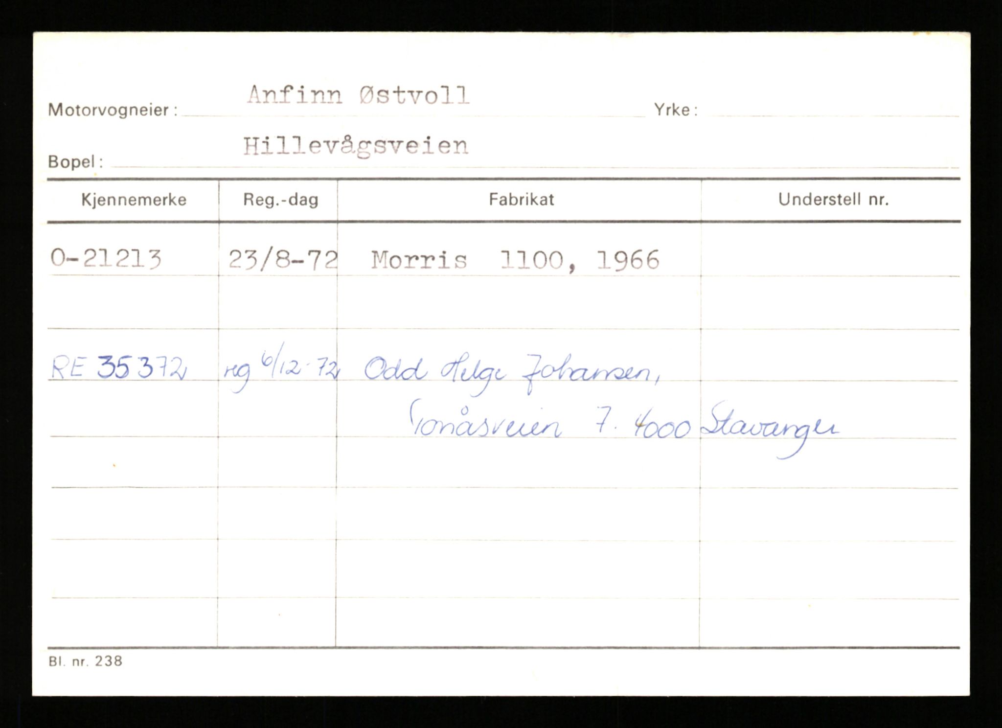 Stavanger trafikkstasjon, AV/SAST-A-101942/0/G/L0004: Registreringsnummer: 15497 - 22957, 1930-1971, p. 2614