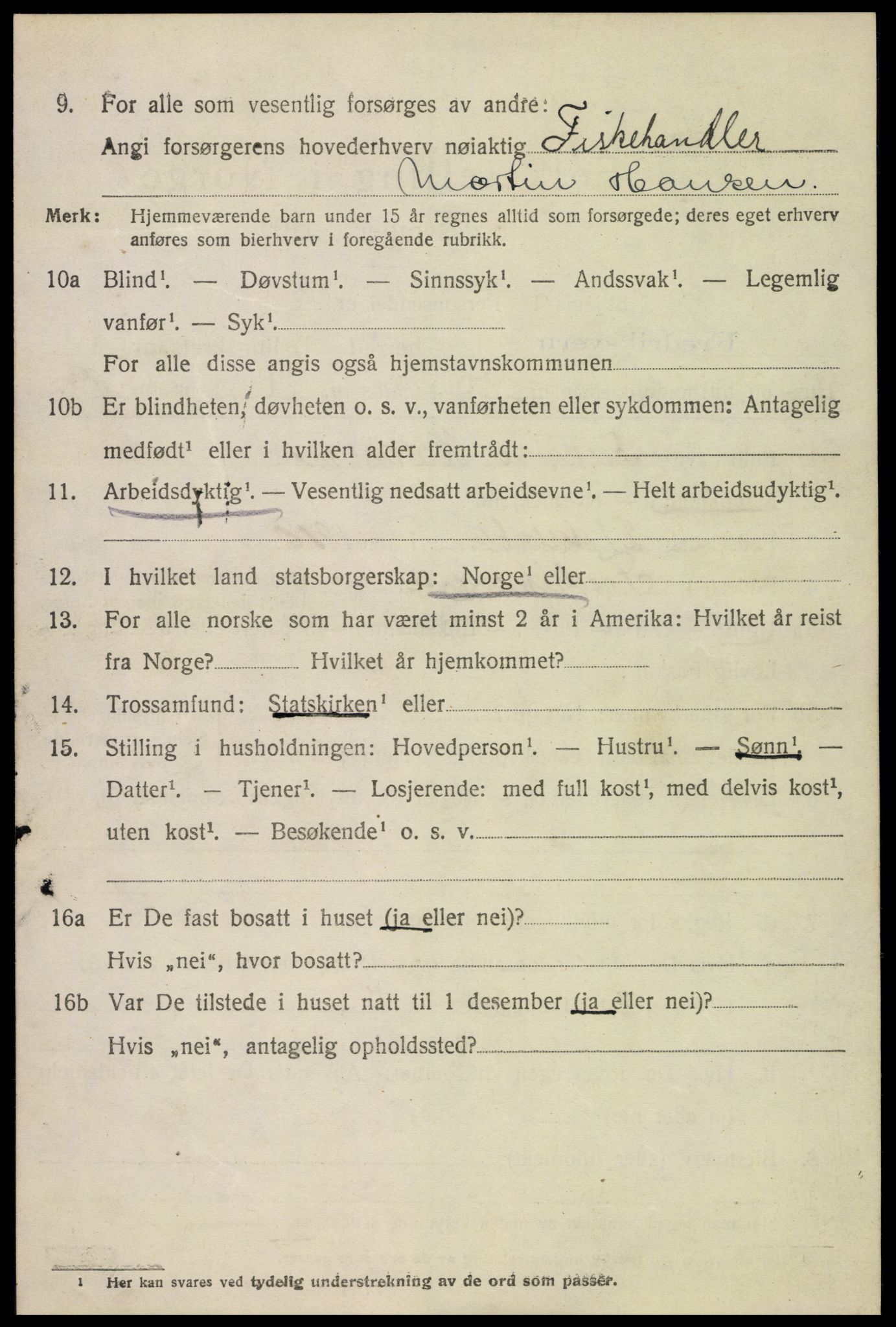 SAKO, 1920 census for Fredriksvern, 1920, p. 942