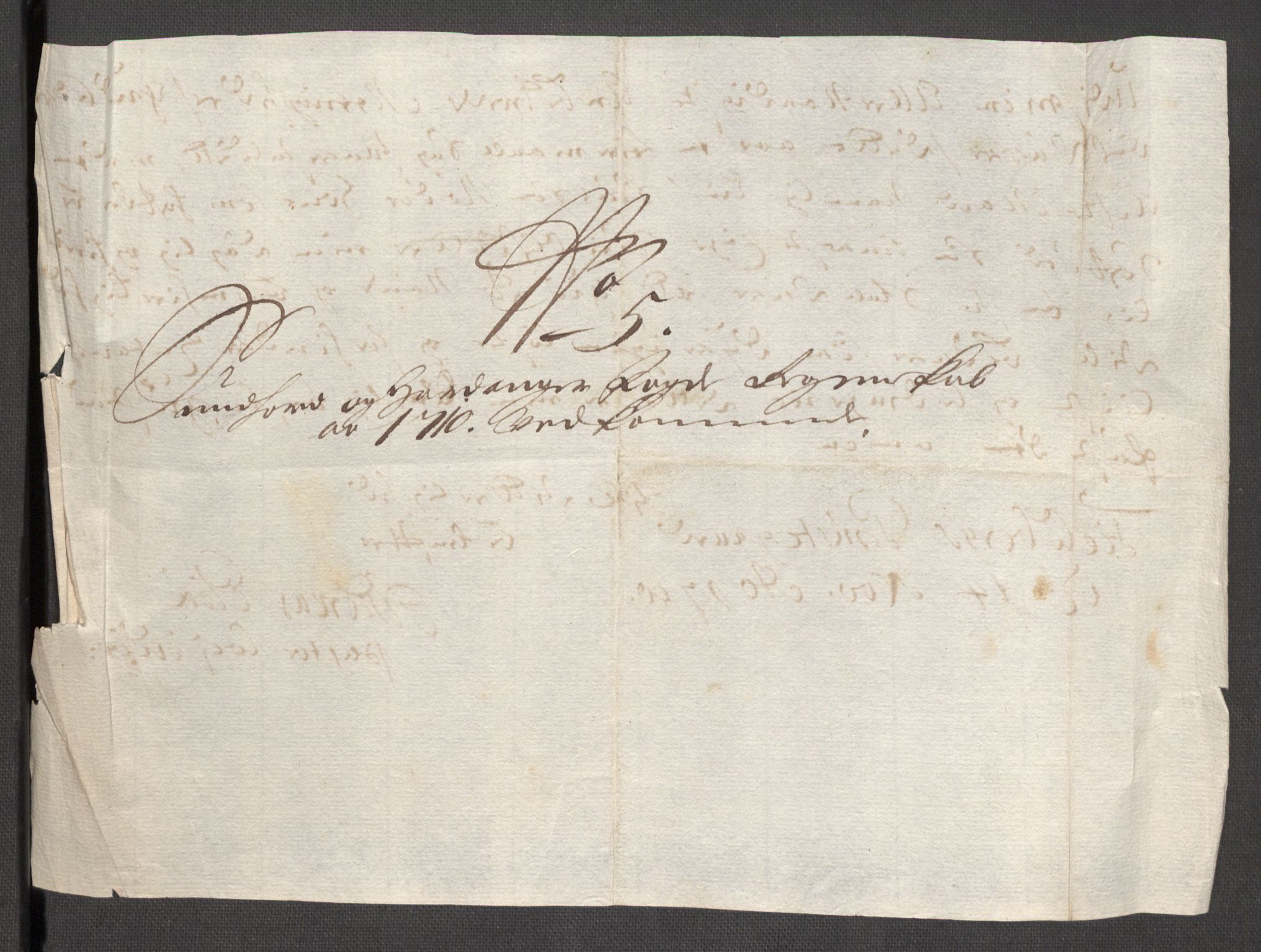 Rentekammeret inntil 1814, Reviderte regnskaper, Fogderegnskap, AV/RA-EA-4092/R48/L2986: Fogderegnskap Sunnhordland og Hardanger, 1709-1710, p. 373