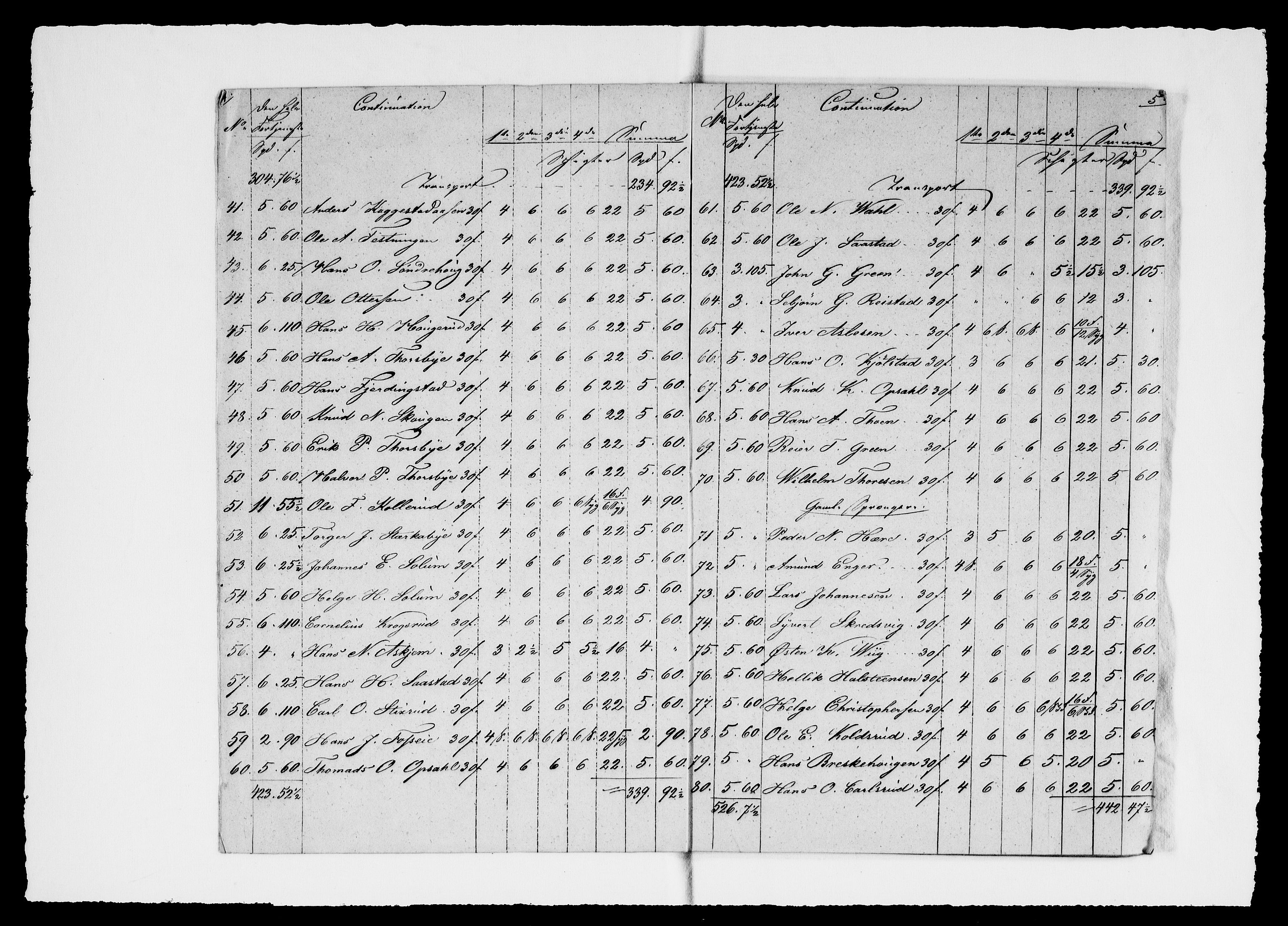 Modums Blaafarveværk, AV/RA-PA-0157/G/Gd/Gdd/L0265/0001: -- / Regning over gruver pukkverk m.v., 1839, p. 4