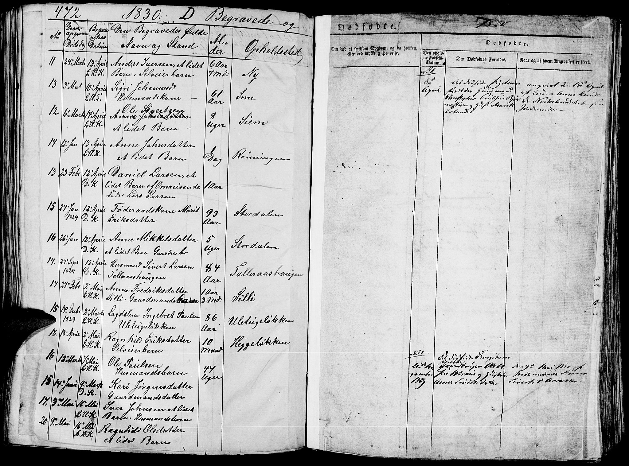 Lesja prestekontor, SAH/PREST-068/H/Ha/Haa/L0005: Parish register (official) no. 5, 1830-1842, p. 472
