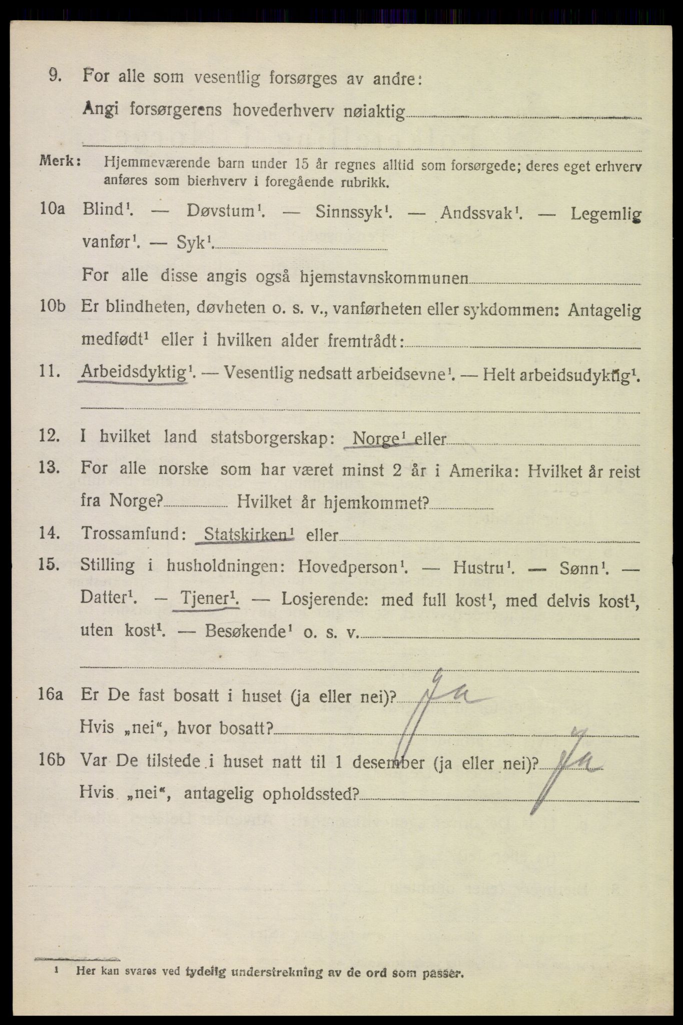 SAH, 1920 census for Brandval, 1920, p. 2001