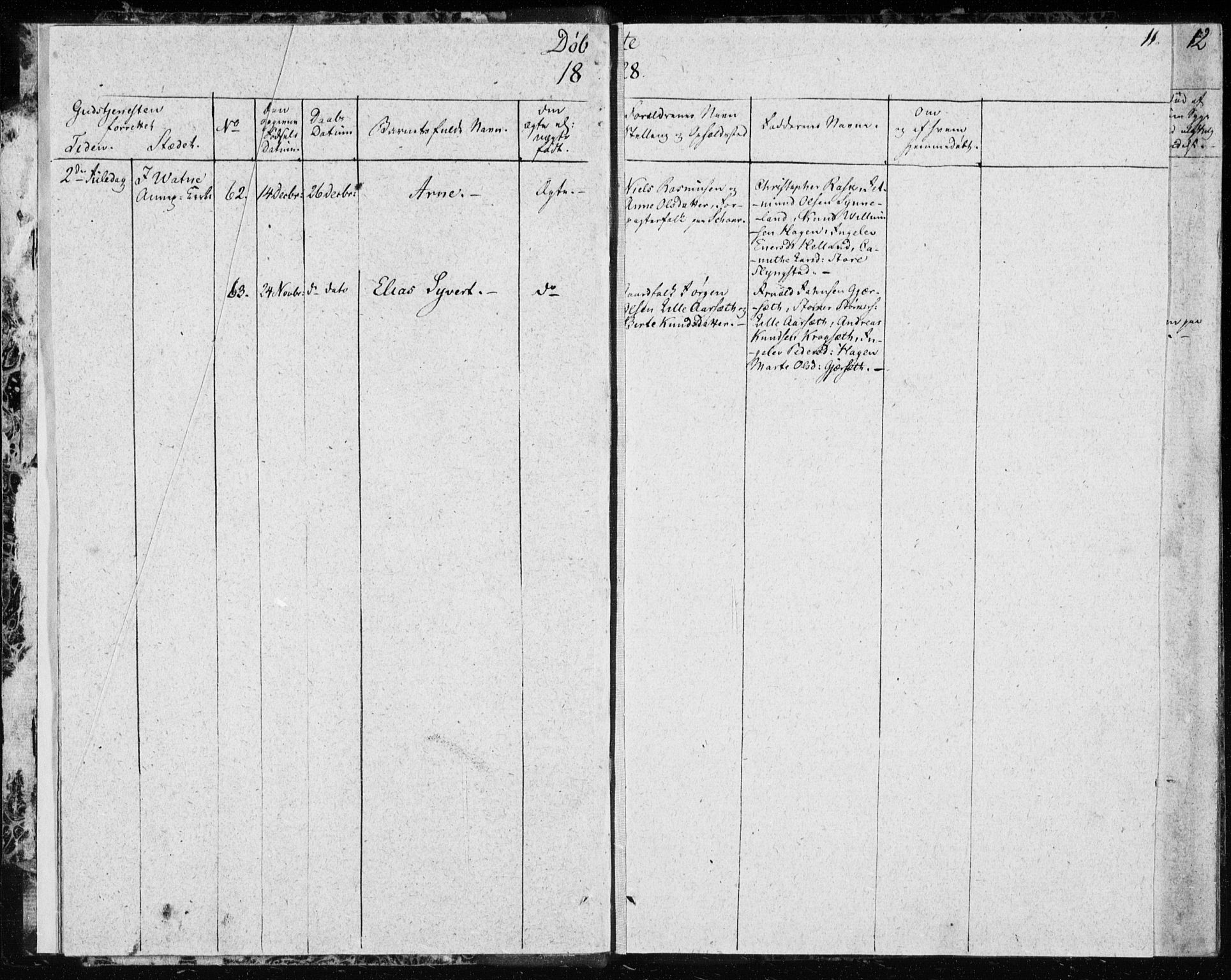 Ministerialprotokoller, klokkerbøker og fødselsregistre - Møre og Romsdal, AV/SAT-A-1454/528/L0413: Curate's parish register no. 528B01, 1828-1832, p. 11