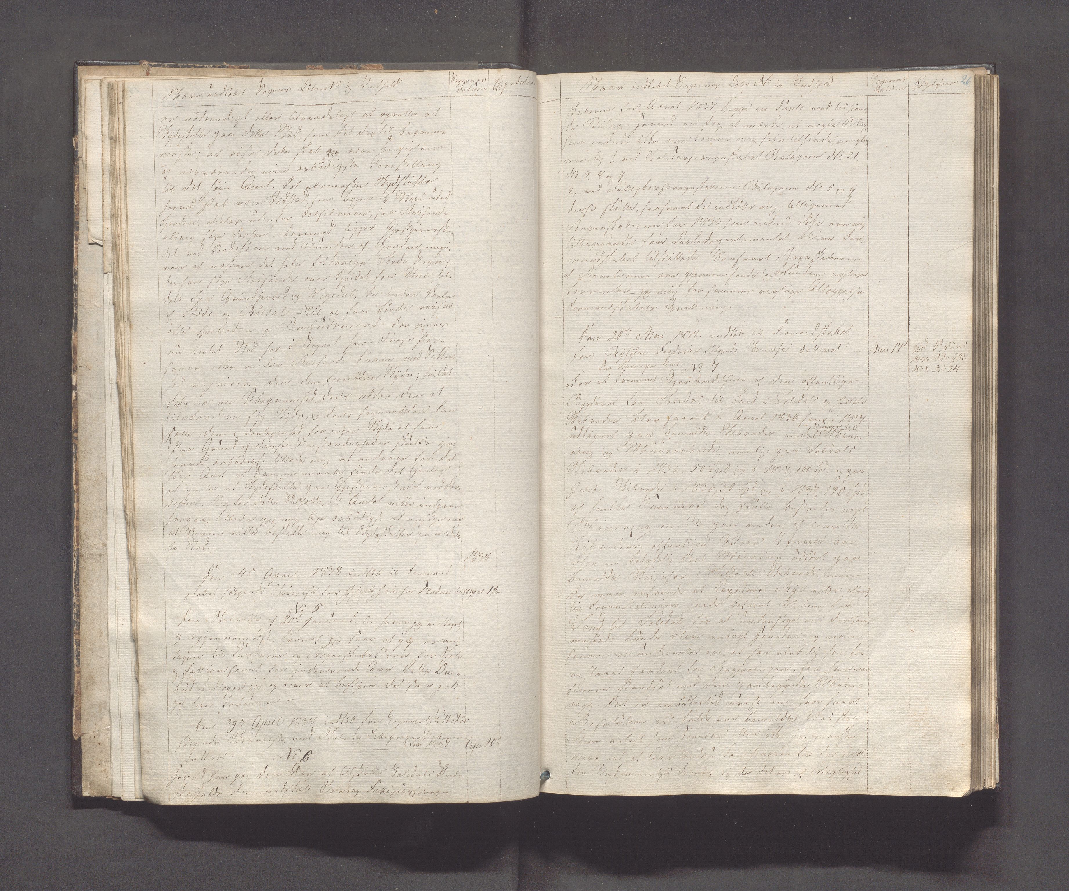 Suldal kommune - Formannskapet/Rådmannen, IKAR/K-101908/C/Ca/L0001: Journal, 1837-1900, p. 26