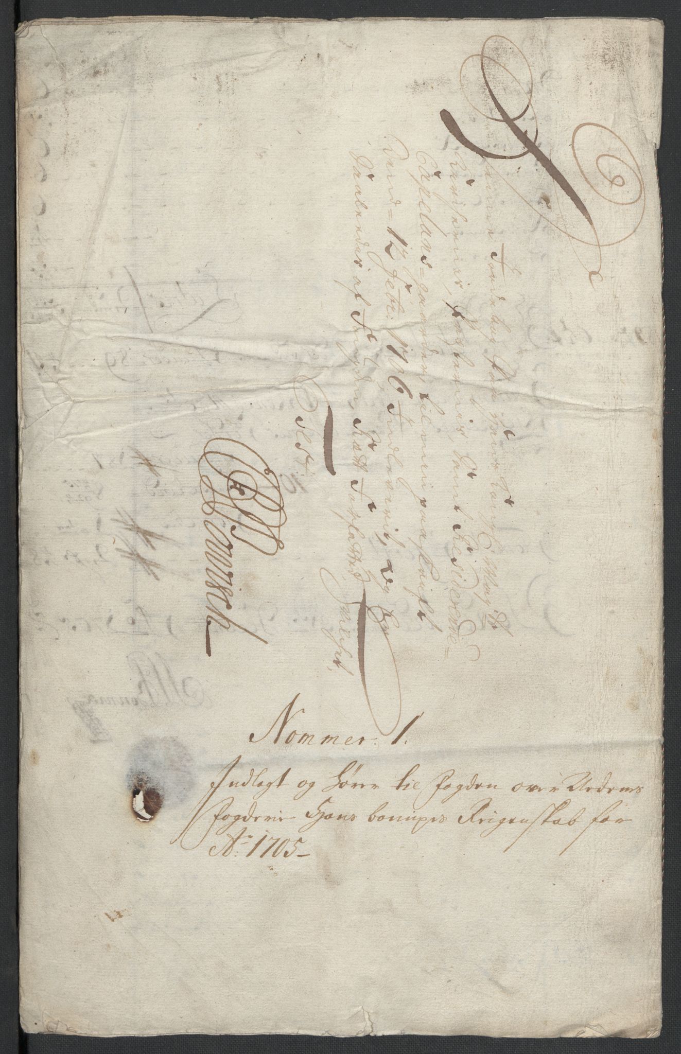 Rentekammeret inntil 1814, Reviderte regnskaper, Fogderegnskap, AV/RA-EA-4092/R39/L2317: Fogderegnskap Nedenes, 1704-1705, p. 155