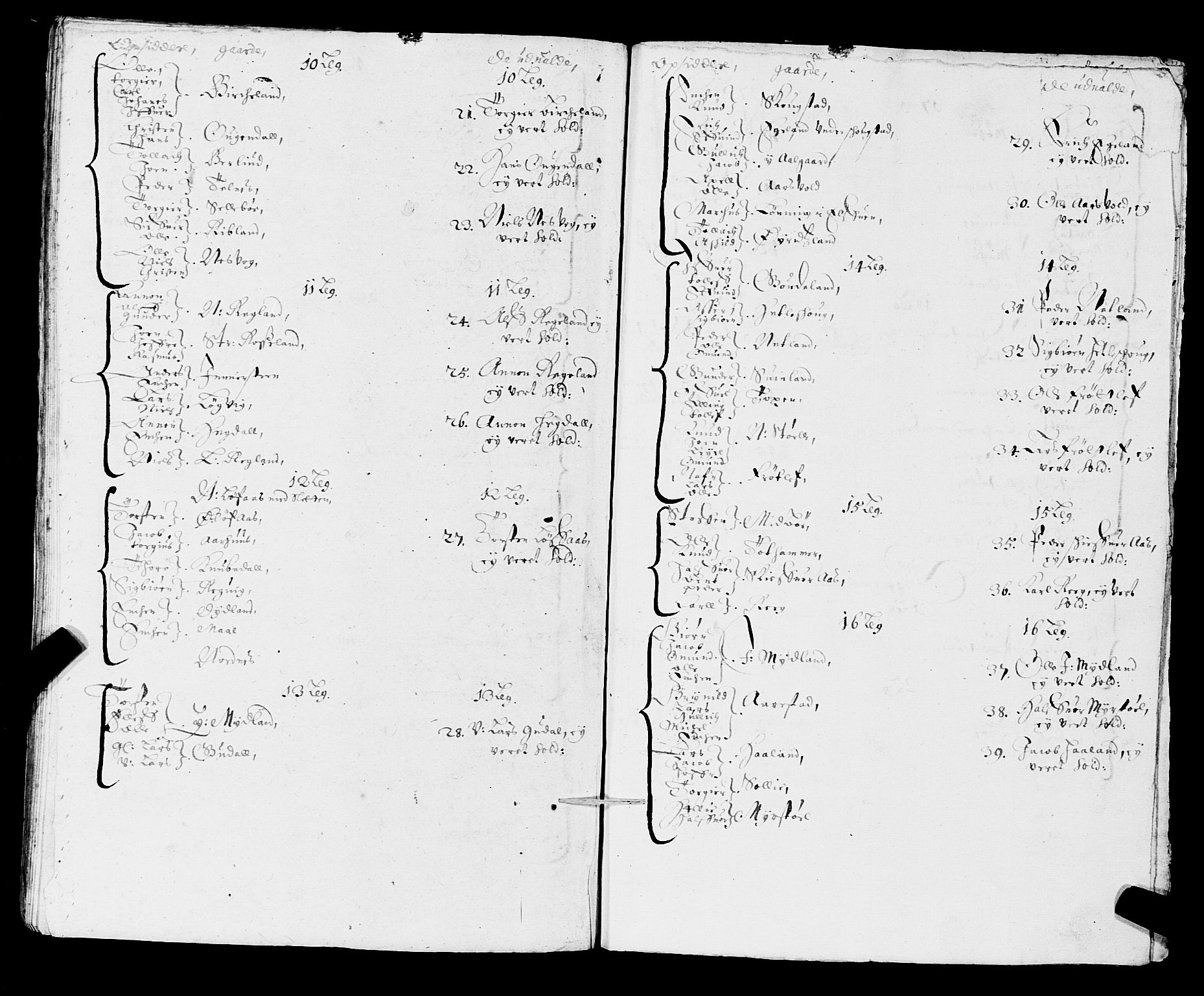 Fylkesmannen i Rogaland, AV/SAST-A-101928/99/3/325/325CA/L0003: MILITÆRE MANNTALL/LEGDSRULLER: RYFYLKE, JÆREN OG DALANE FOGDERI, 1671-1680, p. 56