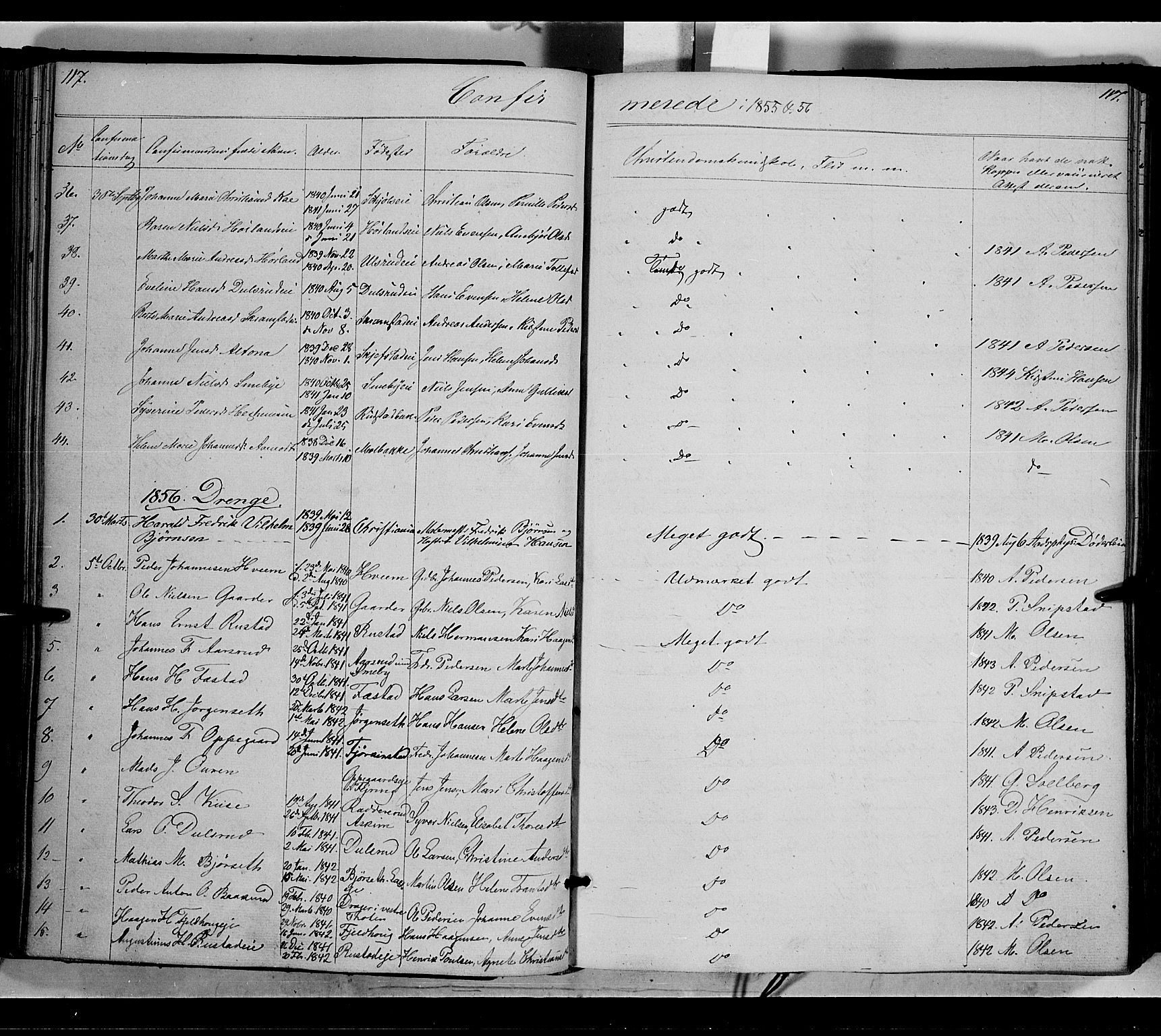 Østre Toten prestekontor, AV/SAH-PREST-104/H/Ha/Haa/L0003: Parish register (official) no. 3, 1848-1856, p. 117