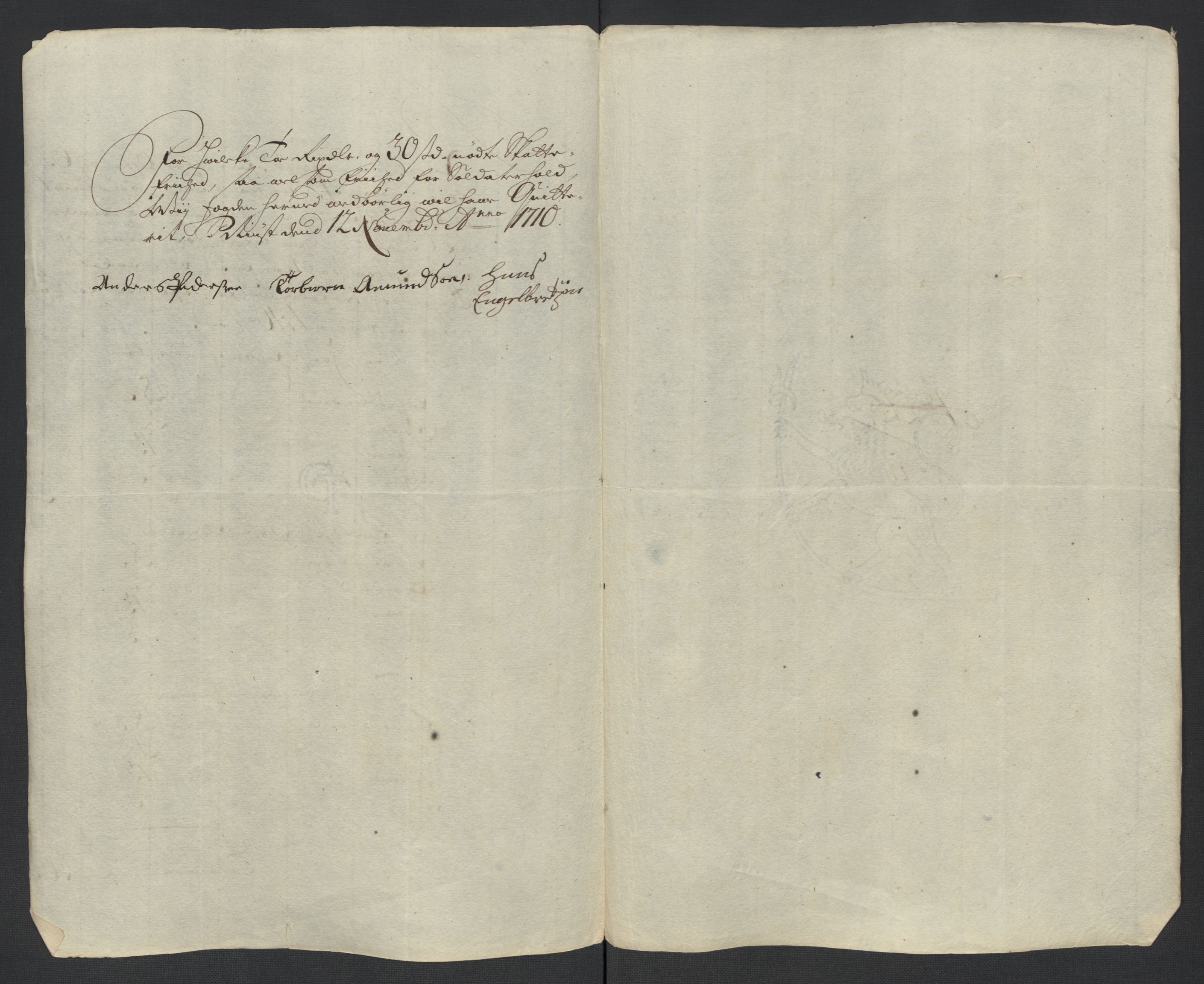 Rentekammeret inntil 1814, Reviderte regnskaper, Fogderegnskap, AV/RA-EA-4092/R13/L0847: Fogderegnskap Solør, Odal og Østerdal, 1710, p. 205