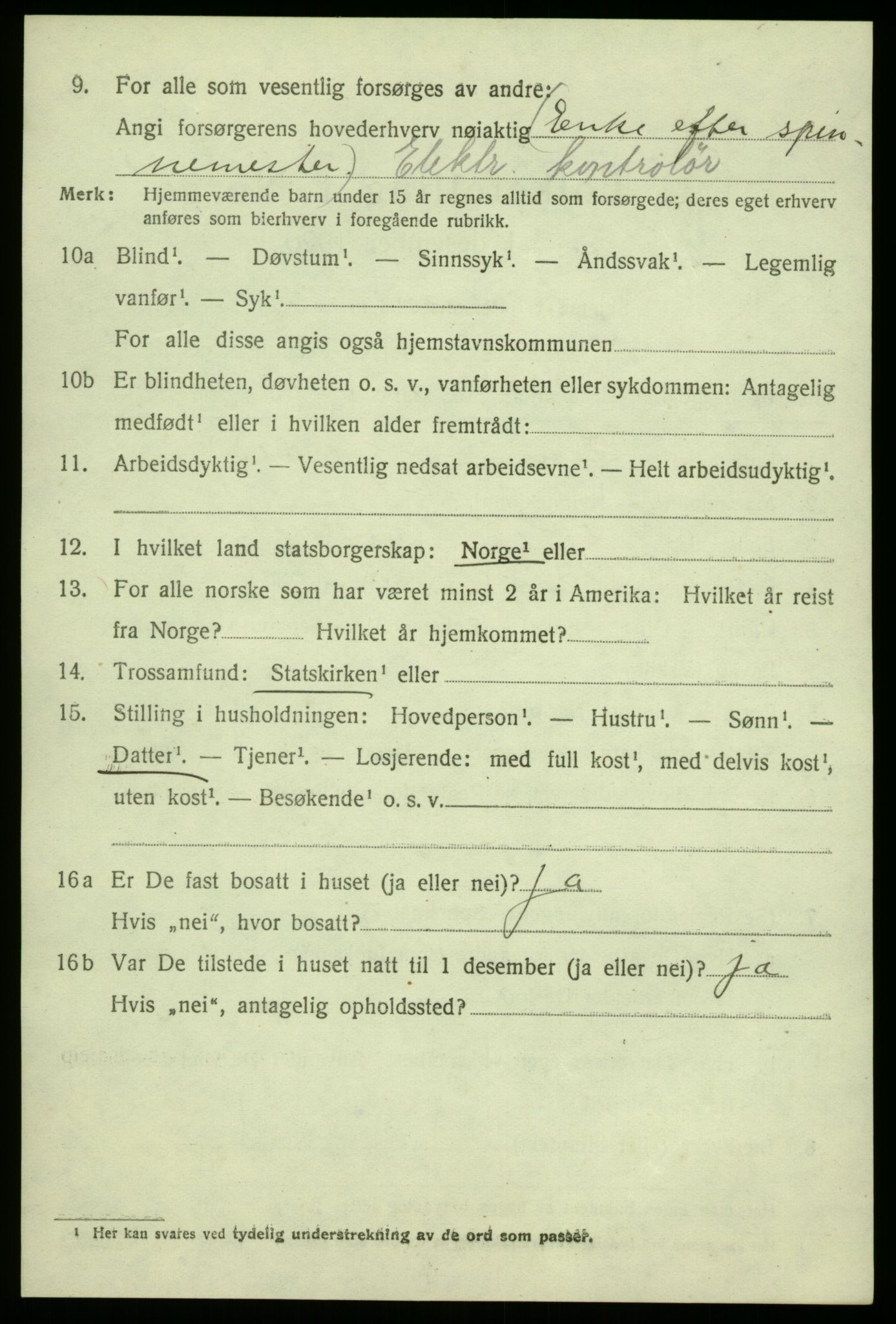 SAB, 1920 census for Fana, 1920, p. 4802