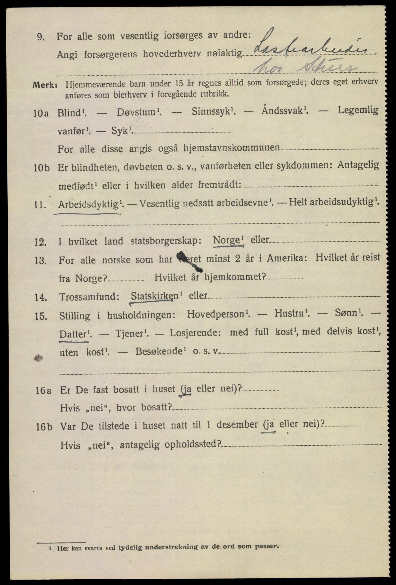 SAKO, 1920 census for Kragerø, 1920, p. 5776