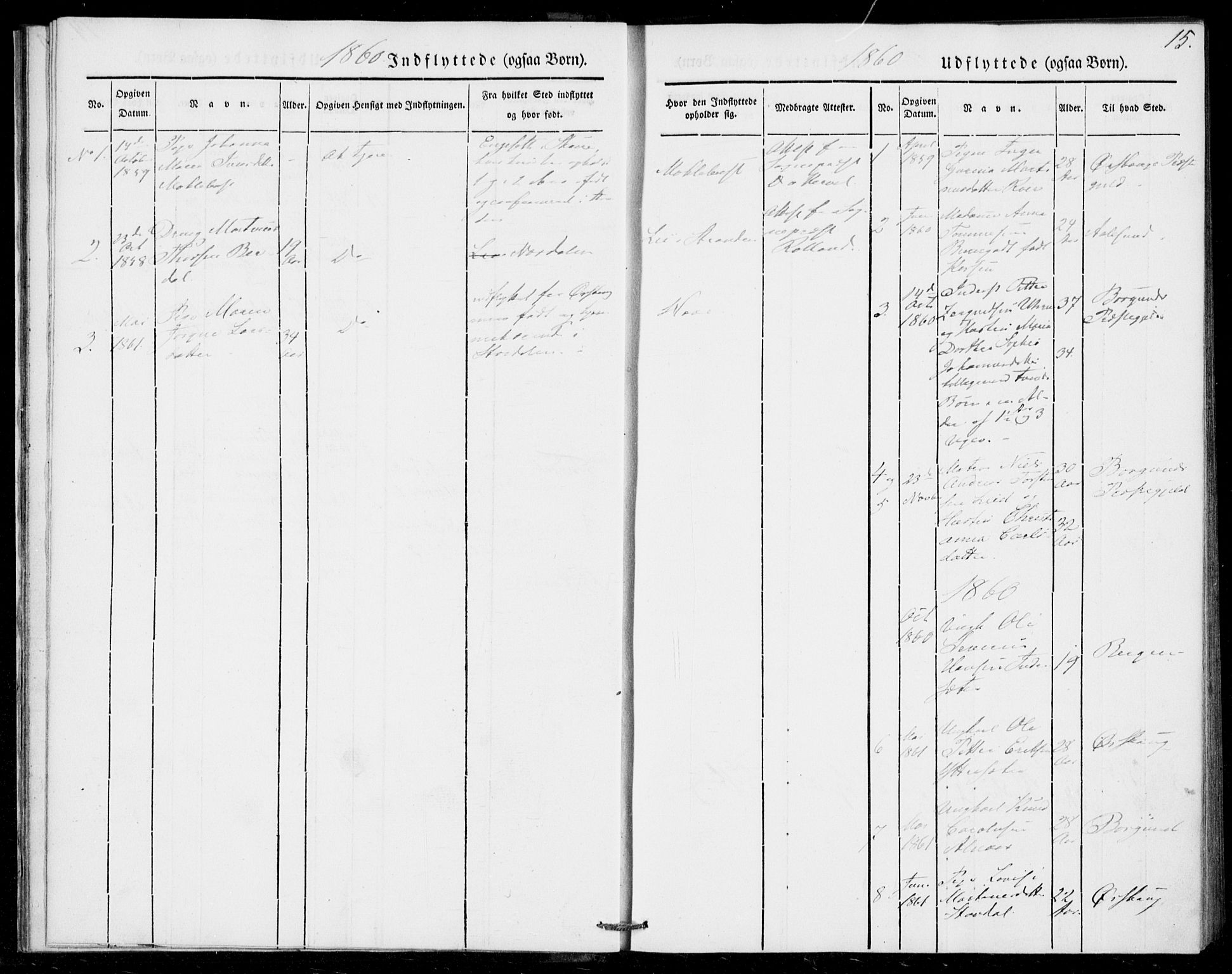 Ministerialprotokoller, klokkerbøker og fødselsregistre - Møre og Romsdal, SAT/A-1454/520/L0279: Parish register (official) no. 520A08, 1844-1881, p. 15