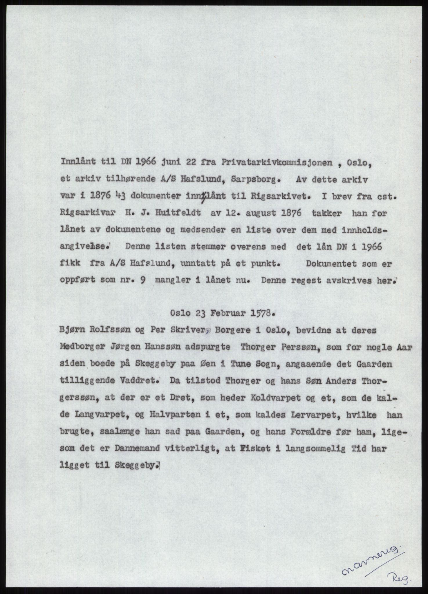 Samlinger til kildeutgivelse, Diplomavskriftsamlingen, RA/EA-4053/H/Ha, p. 177