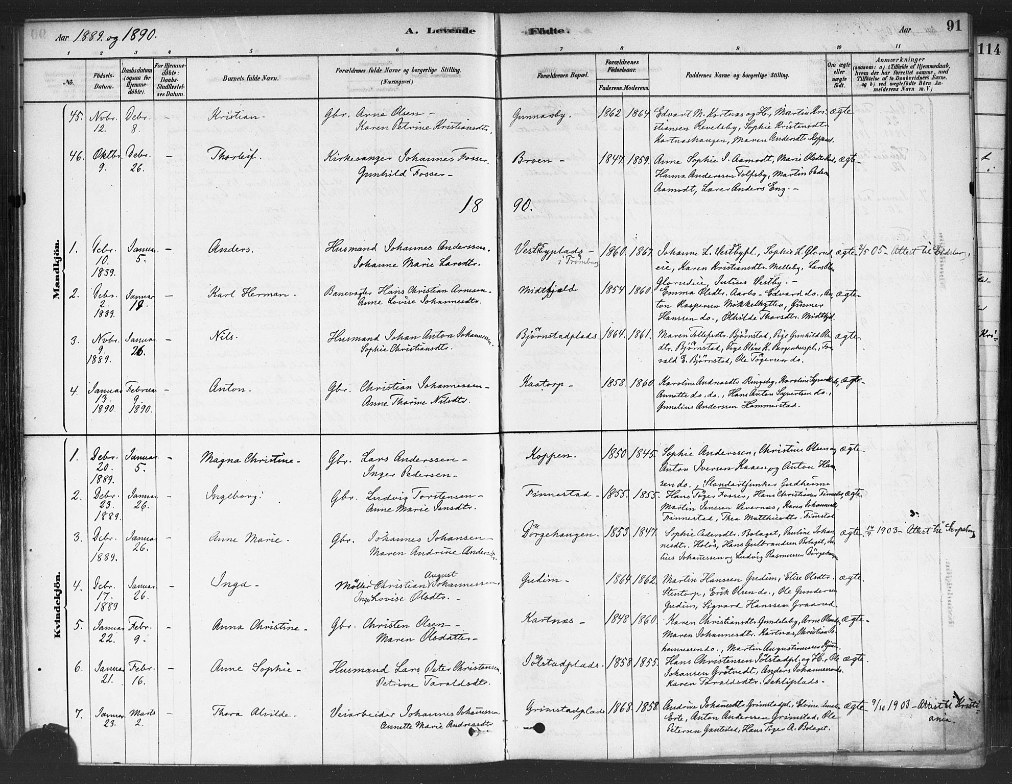 Rakkestad prestekontor Kirkebøker, AV/SAO-A-2008/F/Fa/L0012: Parish register (official) no. I 12, 1878-1893, p. 91