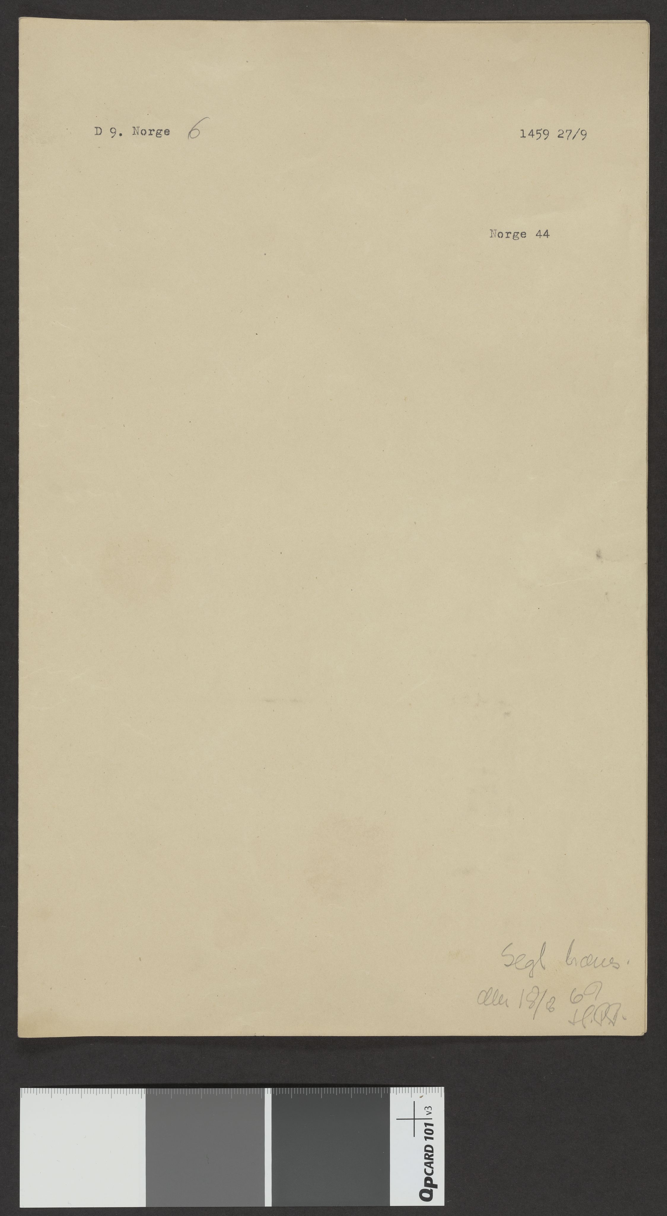 Riksarkivets diplomsamling, AV/RA-EA-5965/F06/L0030: Dokument nr. 44,  56-57, 1459