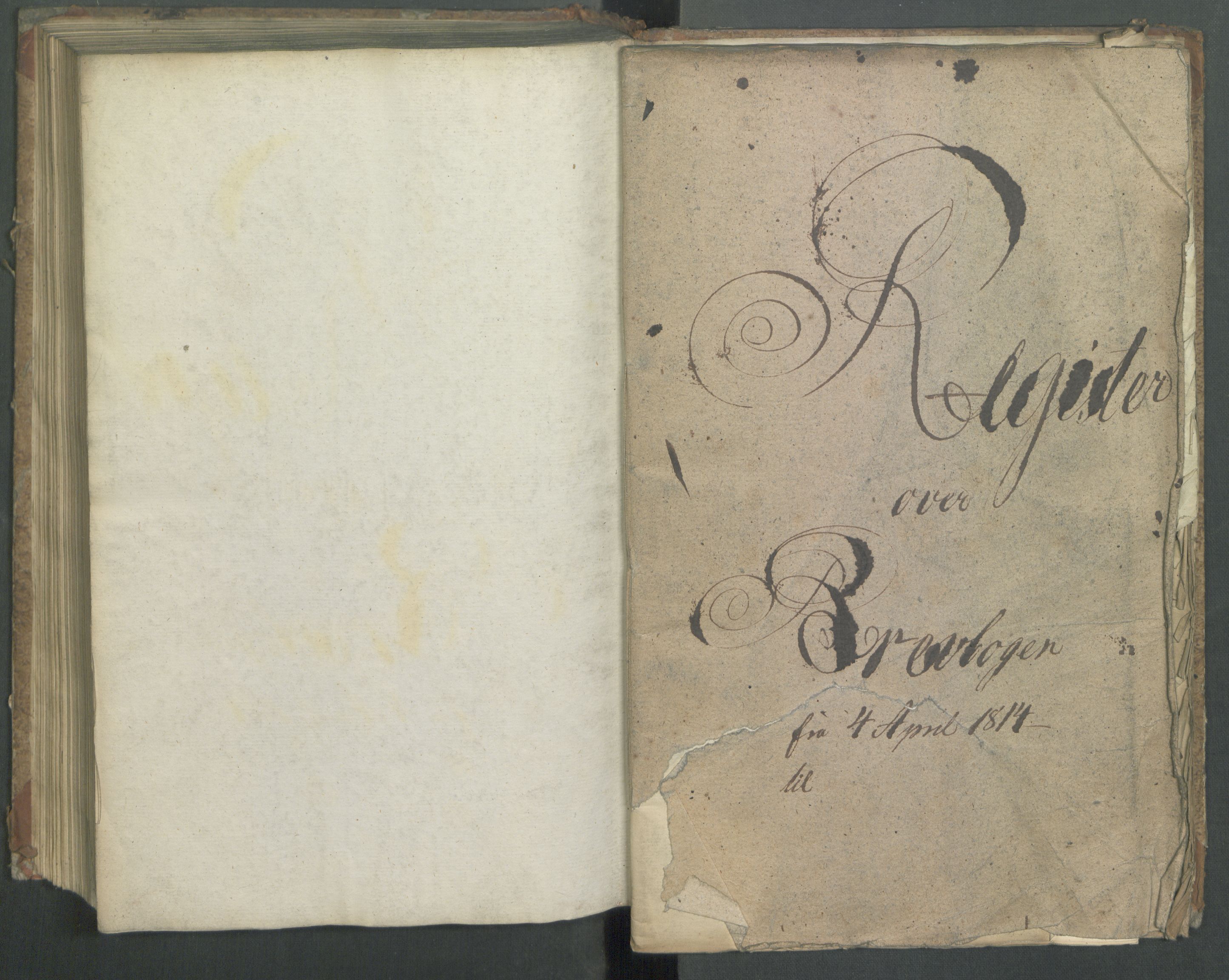 Departementene i 1814, RA/S-3899/Fa/L0011: Bokholderkontoret - Kopibok, 1814