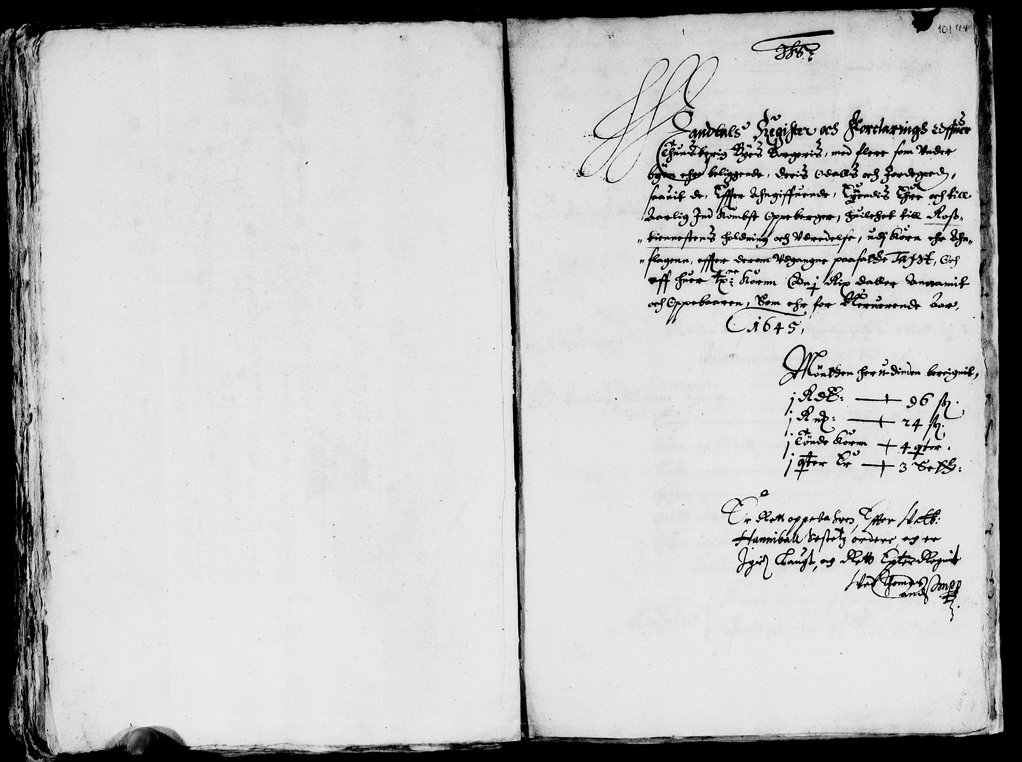 Rentekammeret inntil 1814, Reviderte regnskaper, Lensregnskaper, AV/RA-EA-5023/R/Rb/Rbo/L0026: Tønsberg len, 1644-1646