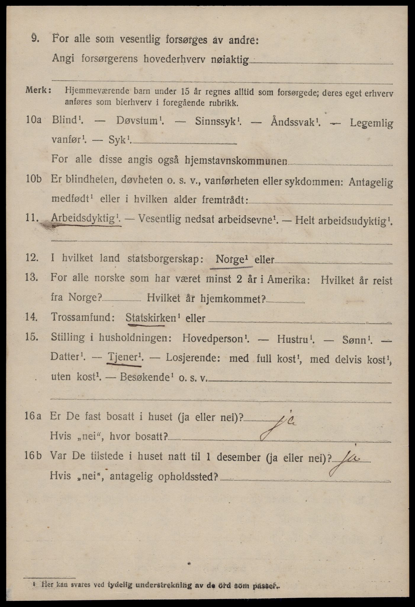 SAT, 1920 census for Aukra, 1920, p. 4468