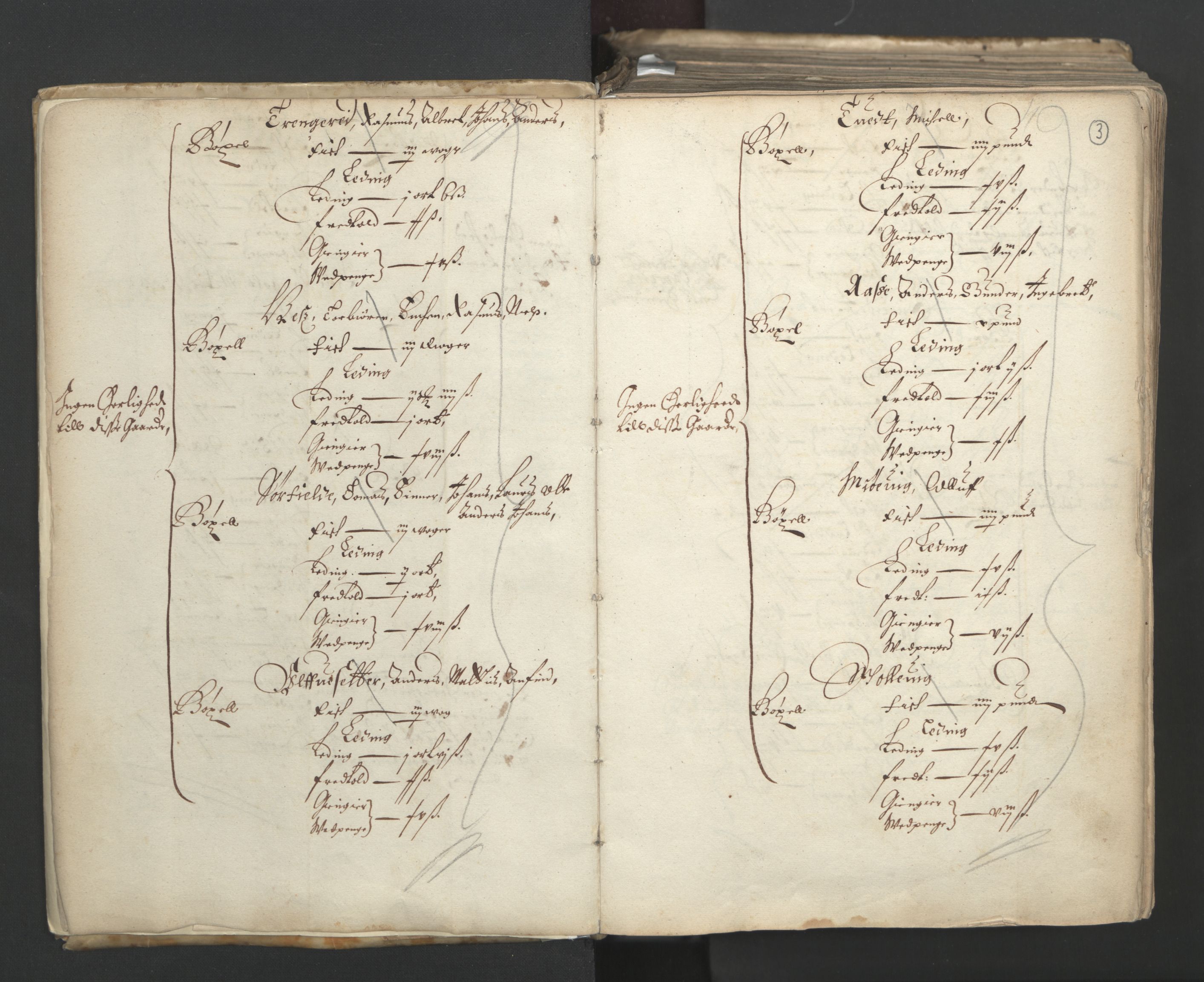 Rentekammeret inntil 1814, Realistisk ordnet avdeling, AV/RA-EA-4070/L/L0025/0001: Bergen lagdømme: / [B]: Kronens jordebok. Nordhordland, Sunnhordland, Ytre Sogn, Indre Sogn, Sunnfjord, Nordfjord, Sunnmøre, Hardanger med Halsnøy kloster, Lyse kloster, Apostelgodset, Munkeliv og St. Hans kloster, Alle helgen gods, Lagstolen gods, Ove Jenssøns gods på Voss, 1661, p. 2b-3a