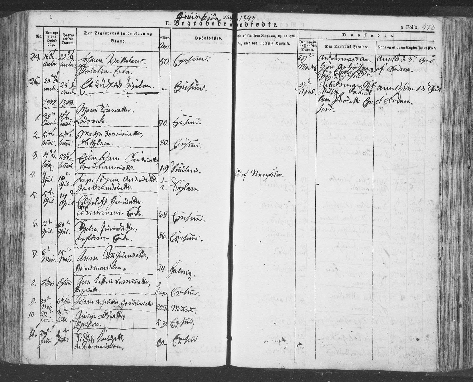 Eigersund sokneprestkontor, AV/SAST-A-101807/S08/L0009: Parish register (official) no. A 9, 1827-1850, p. 472