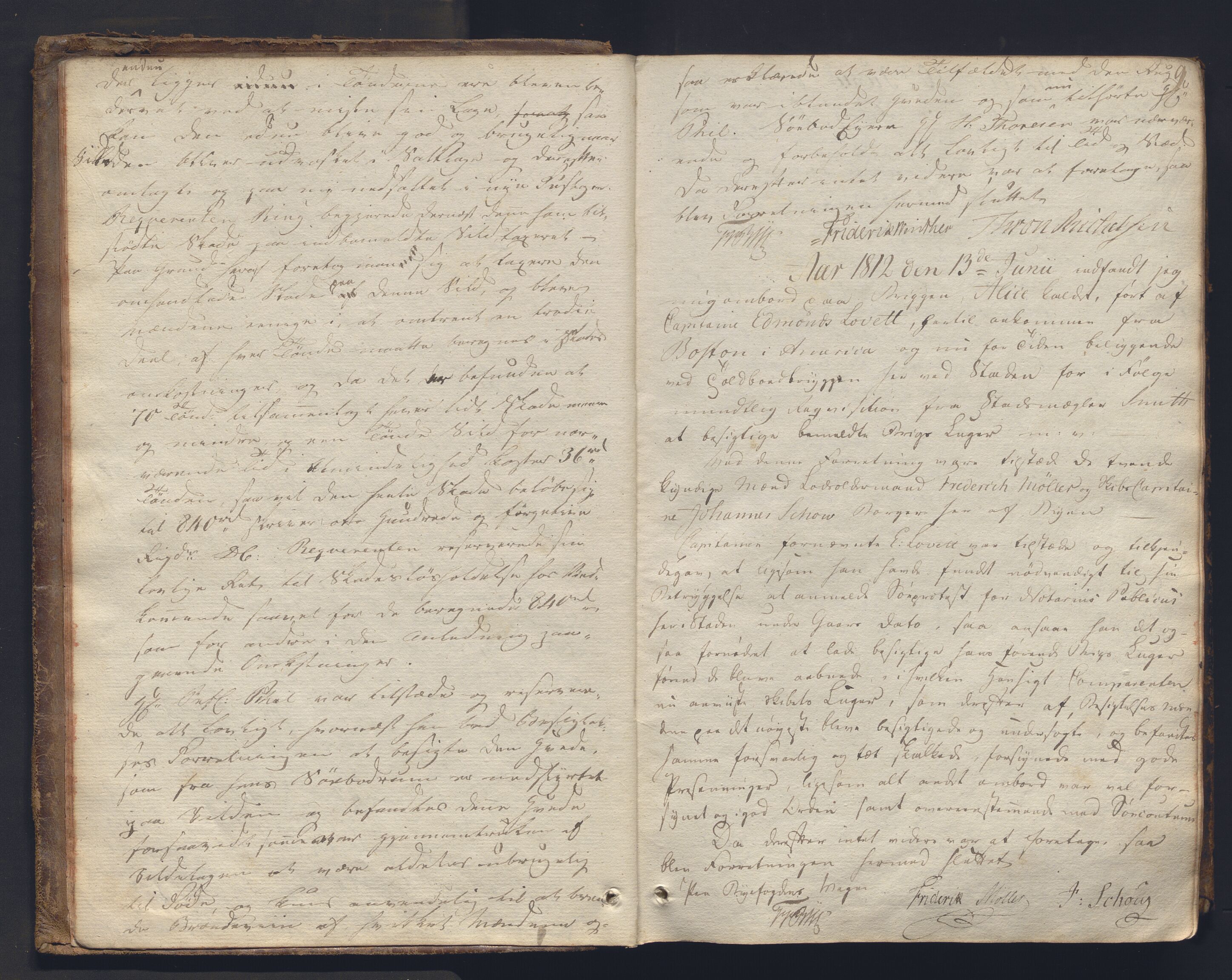 Christiania byfogd, AV/SAO-A-11543/F/Fc/L0024: Ekstrarettsprotokoll, 1812-1845, p. 8b-9a