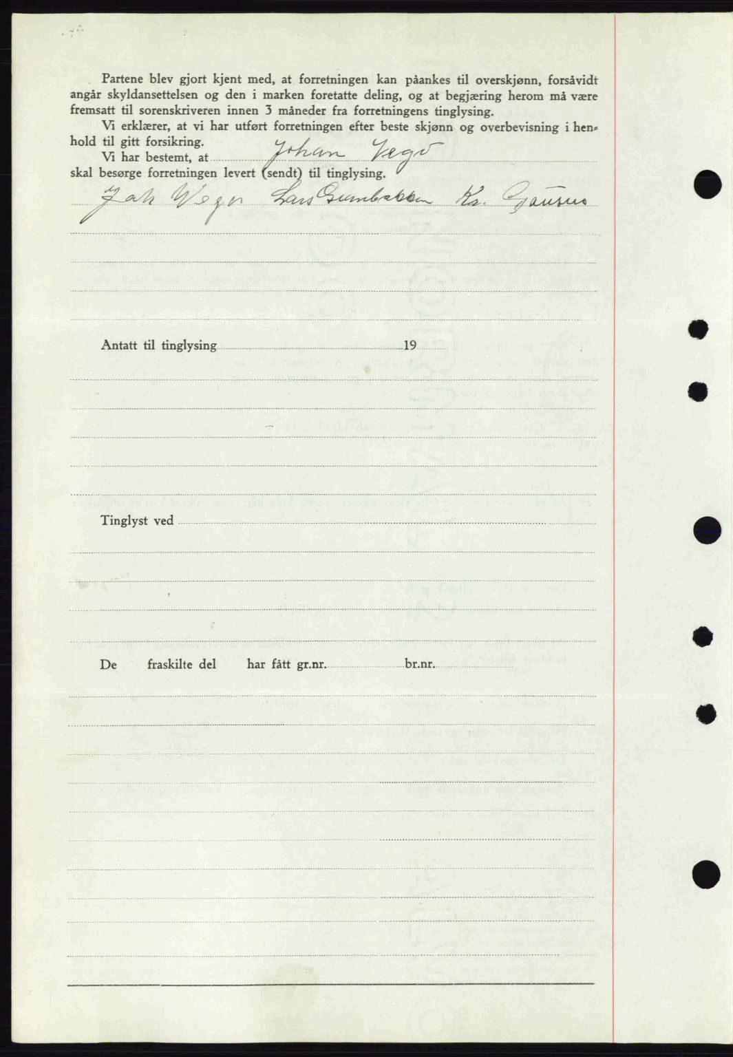 Eiker, Modum og Sigdal sorenskriveri, SAKO/A-123/G/Ga/Gab/L0043: Mortgage book no. A13, 1940-1941, Diary no: : 78/1941
