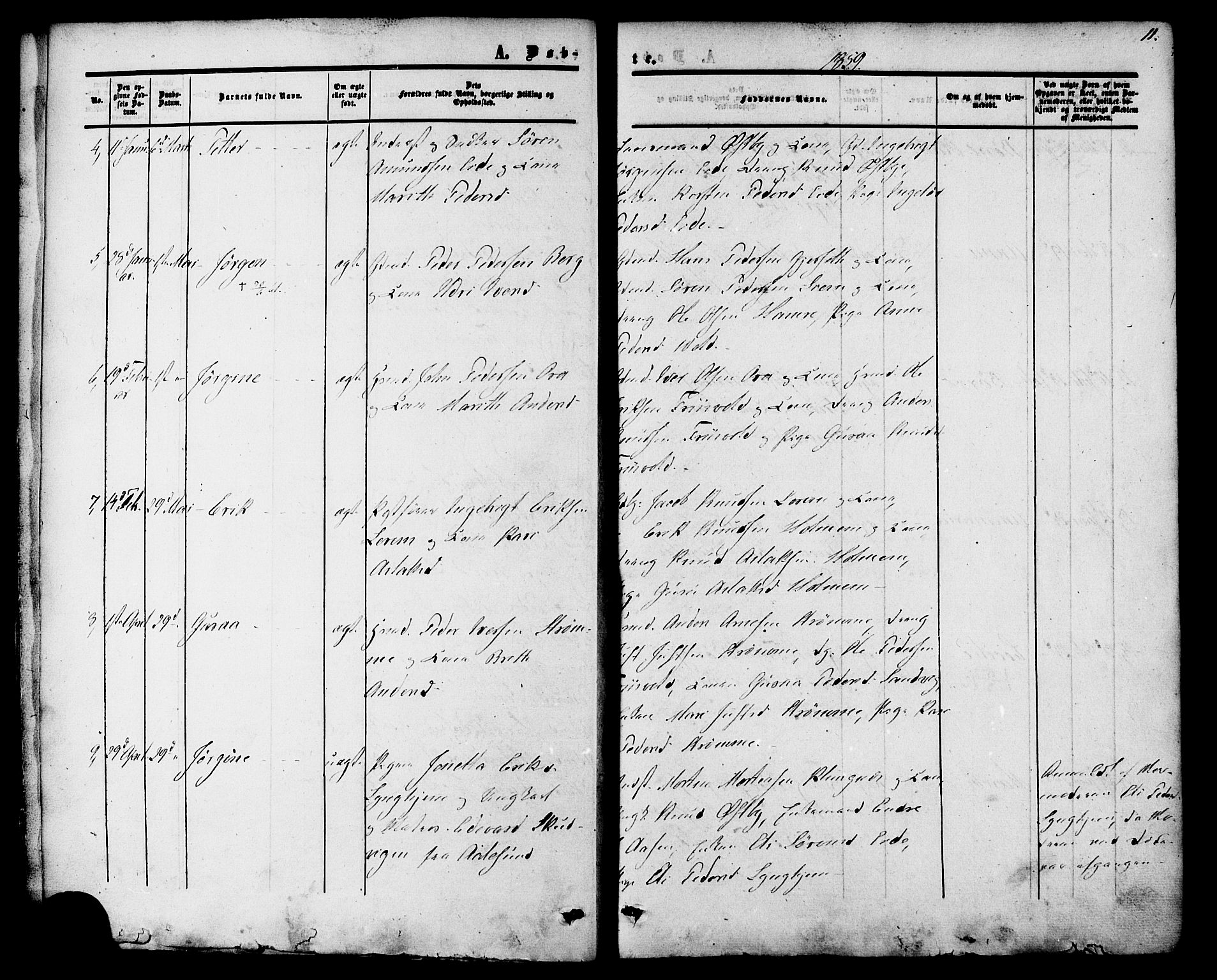 Ministerialprotokoller, klokkerbøker og fødselsregistre - Møre og Romsdal, AV/SAT-A-1454/542/L0552: Parish register (official) no. 542A02, 1854-1884, p. 11