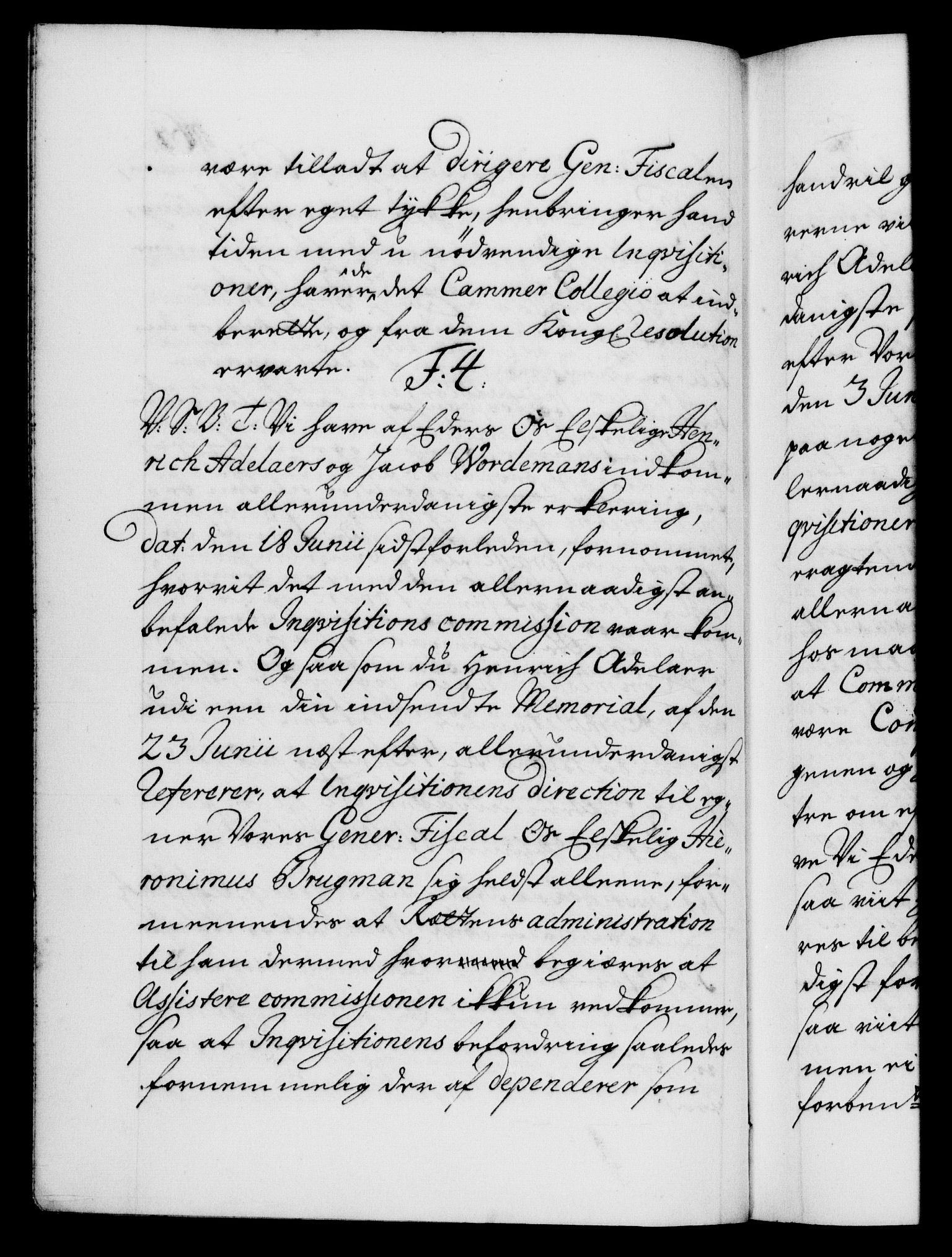 Danske Kanselli 1572-1799, AV/RA-EA-3023/F/Fc/Fca/Fcab/L0018: Norske tegnelser, 1707-1709, p. 163b