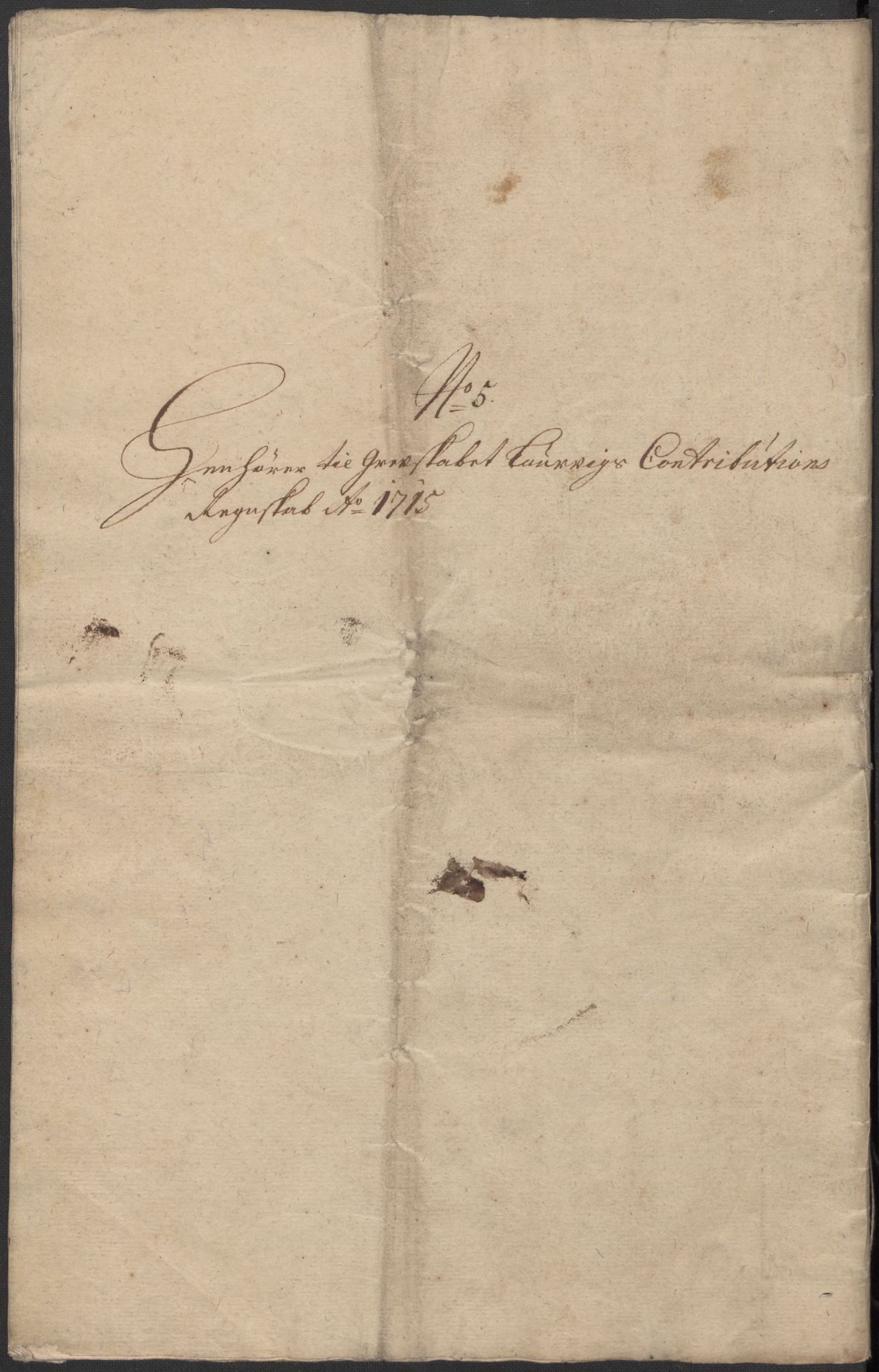 Rentekammeret inntil 1814, Reviderte regnskaper, Fogderegnskap, AV/RA-EA-4092/R33/L1986: Fogderegnskap Larvik grevskap, 1714-1715, p. 444