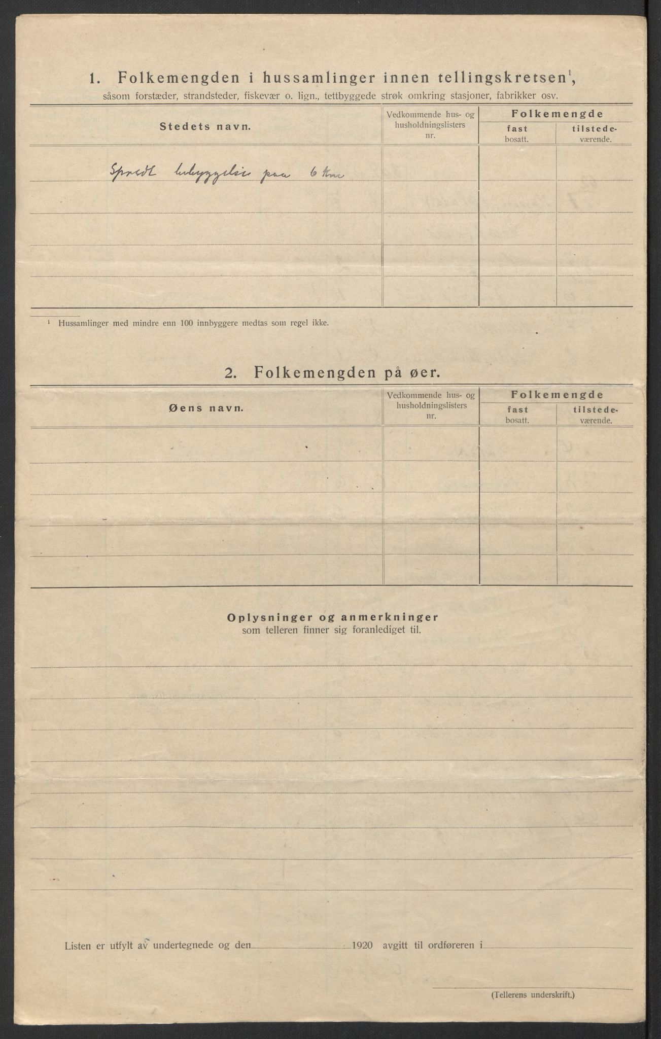 SAT, 1920 census for Bodin, 1920, p. 49